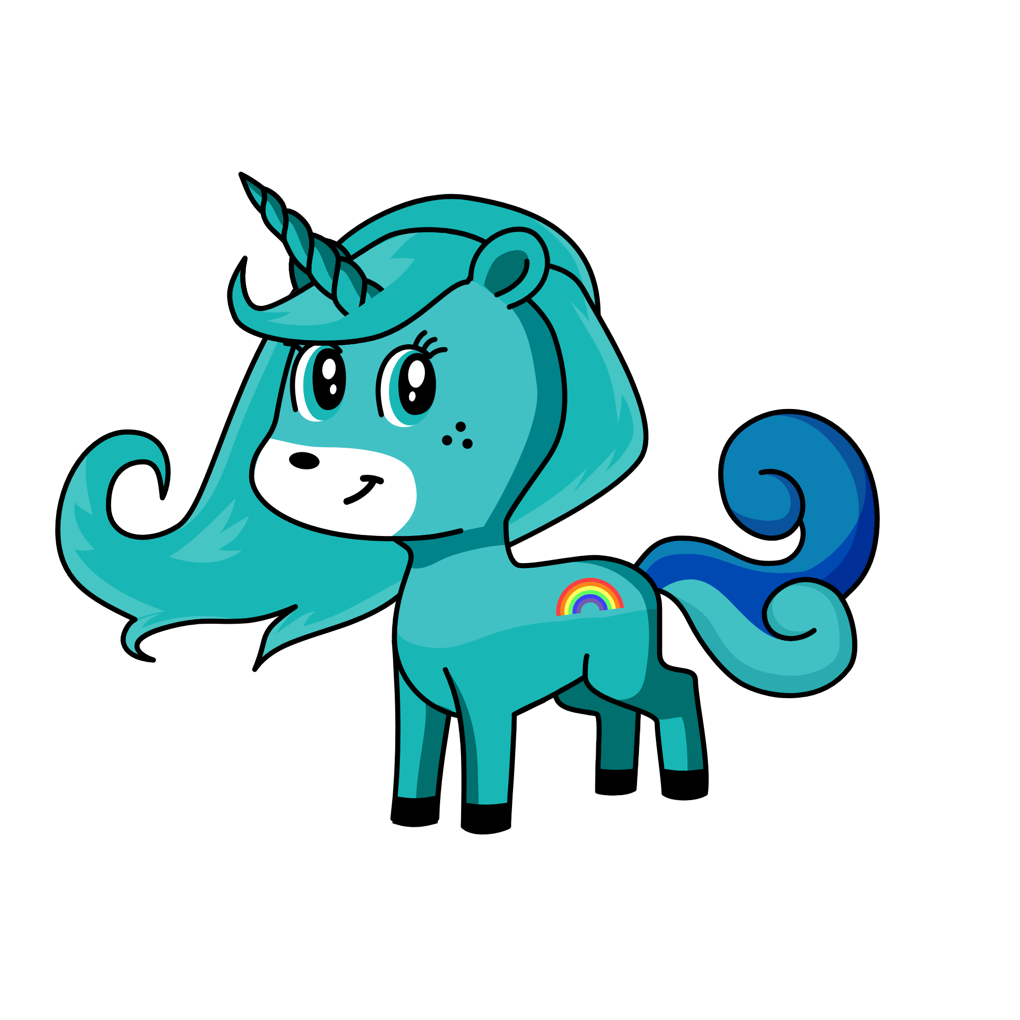 Sky, the unicorn