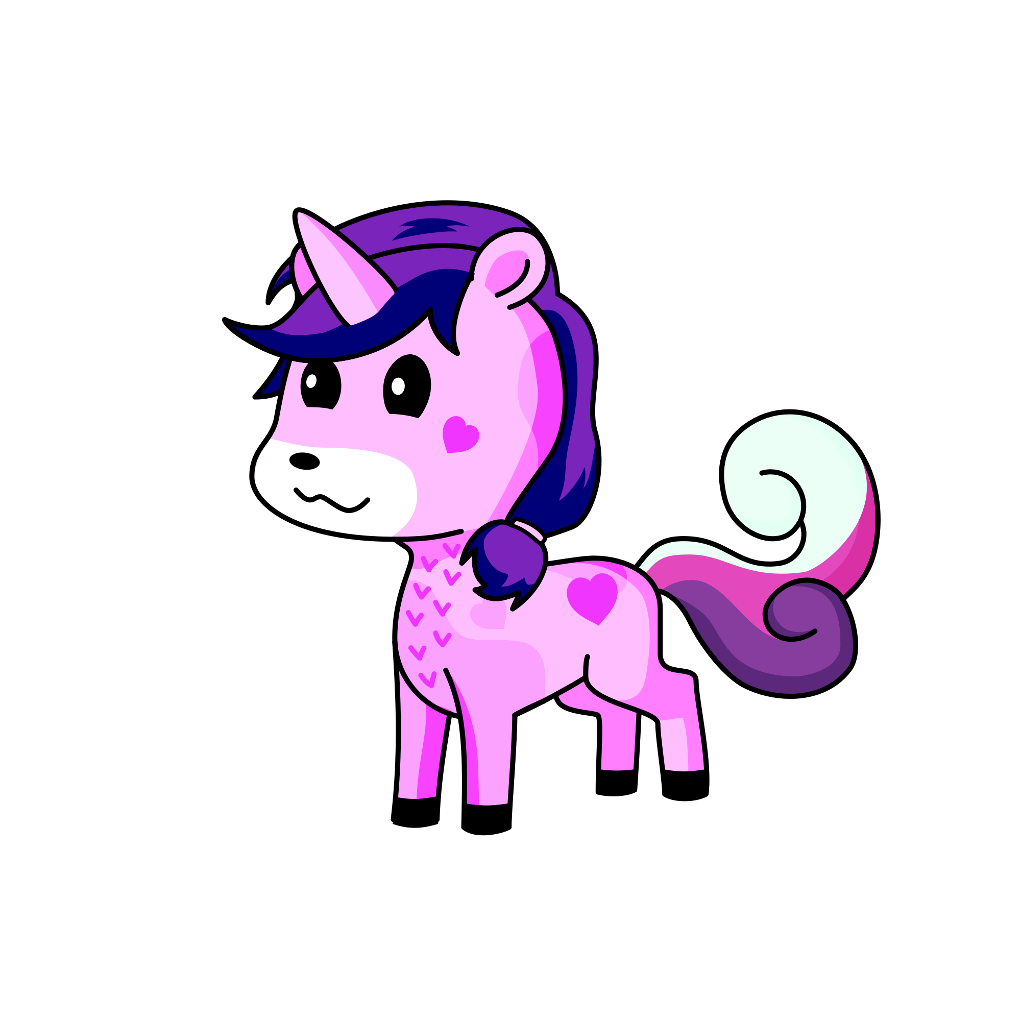 Love bird, the unicorn