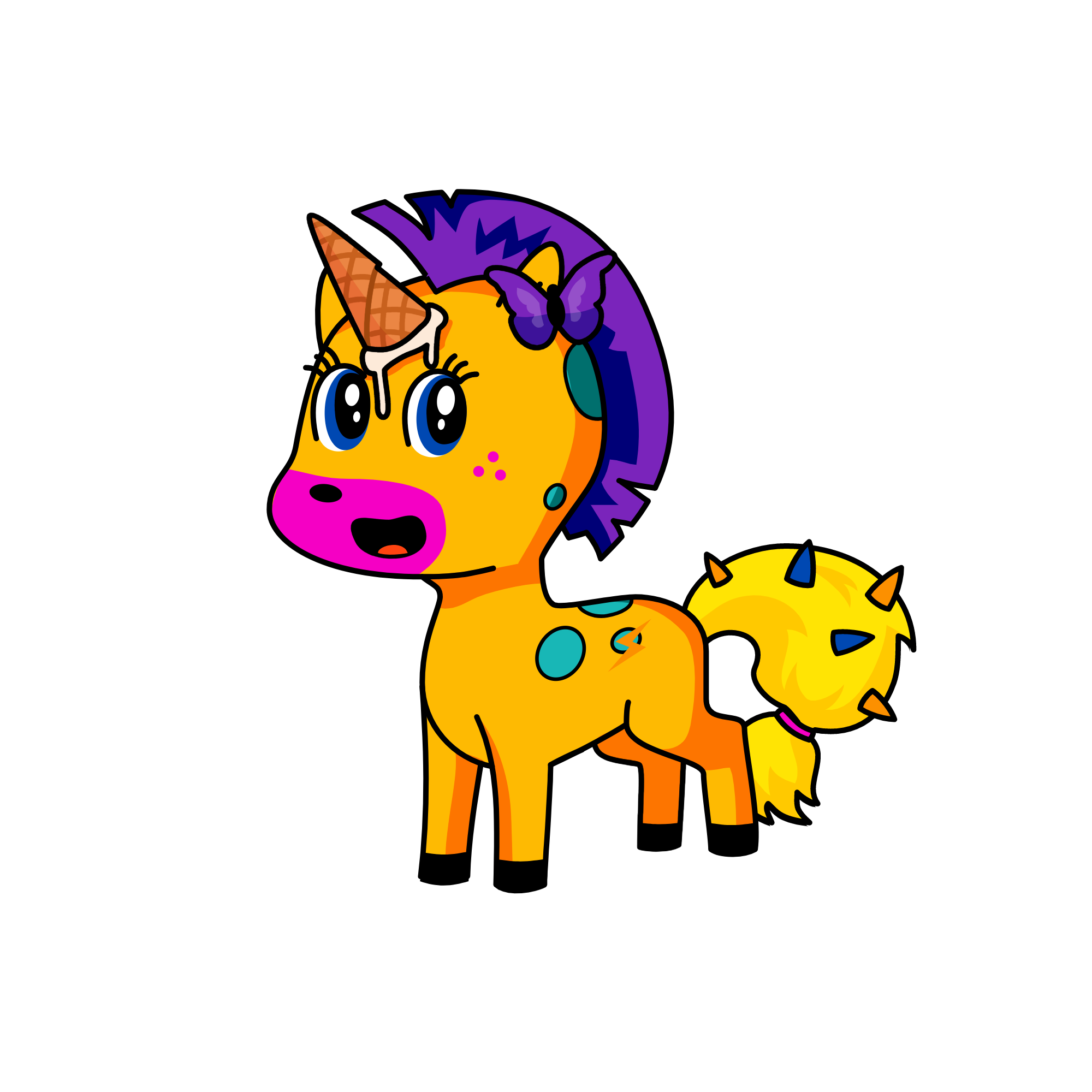 Clumsy, the unicorn