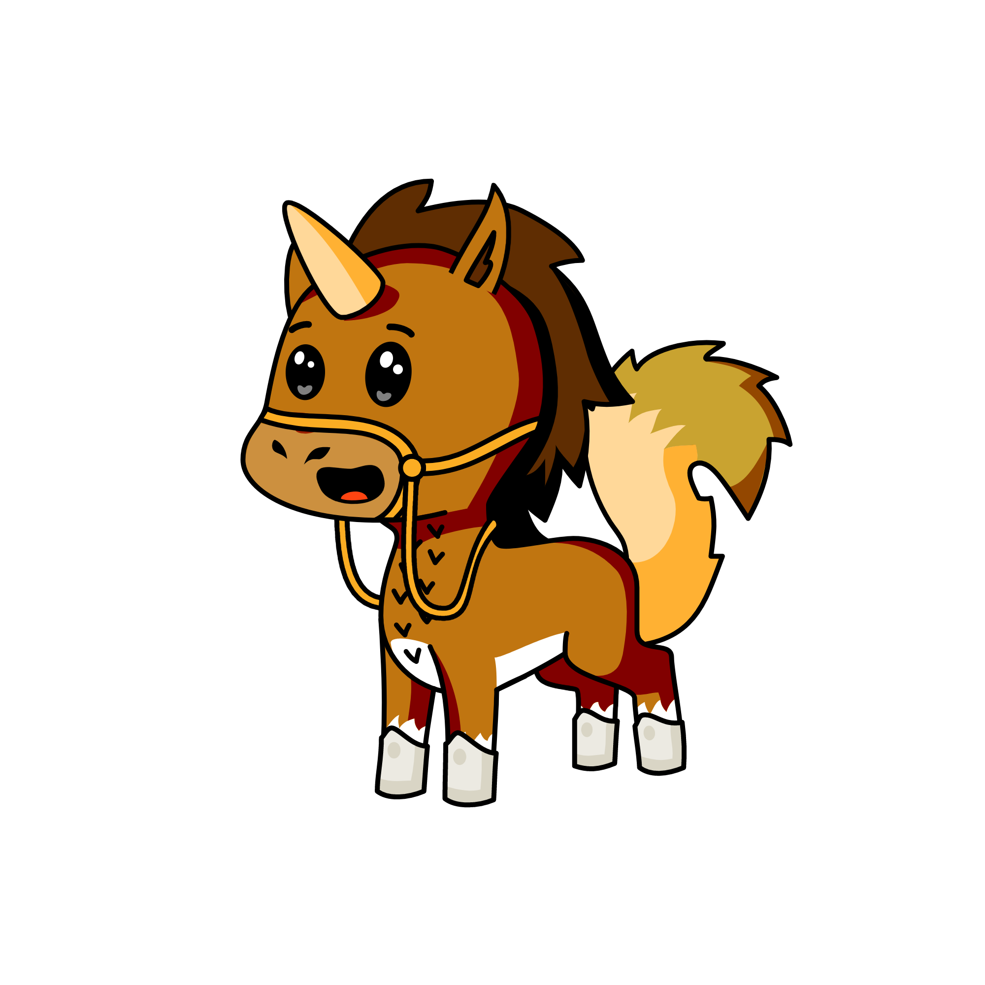 bear, the unicorn