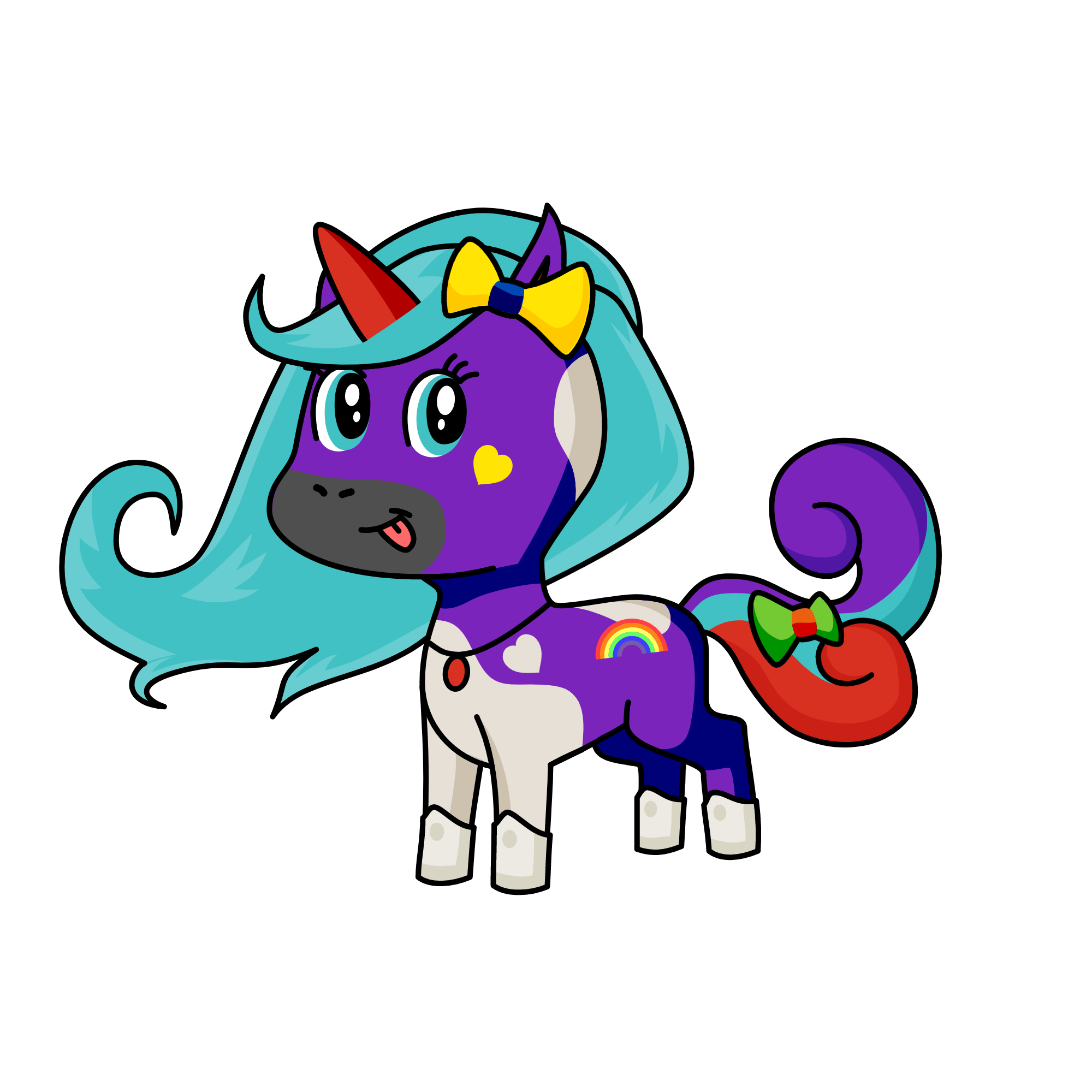 RAINBOWNA, the unicorn