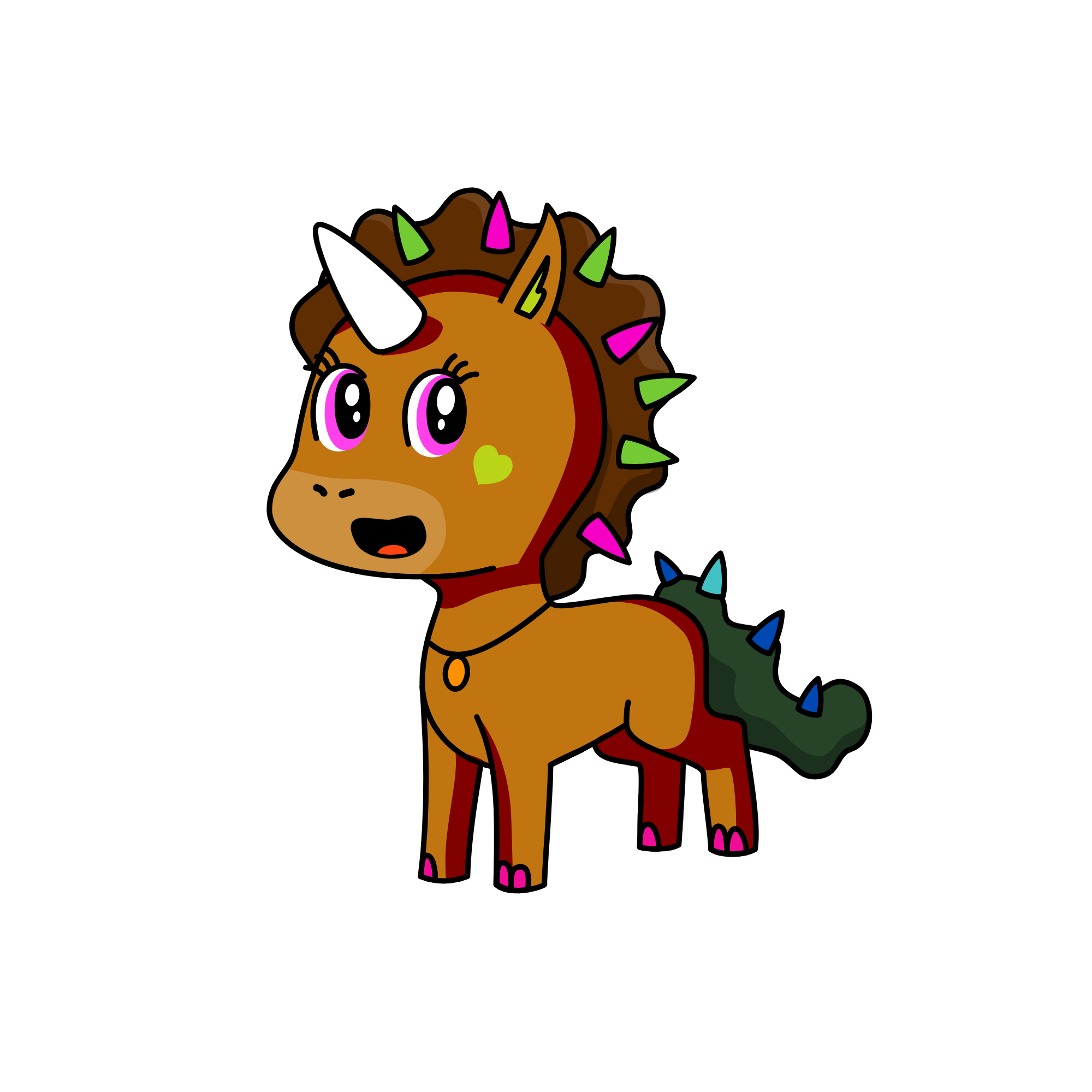 Spike, the unicorn