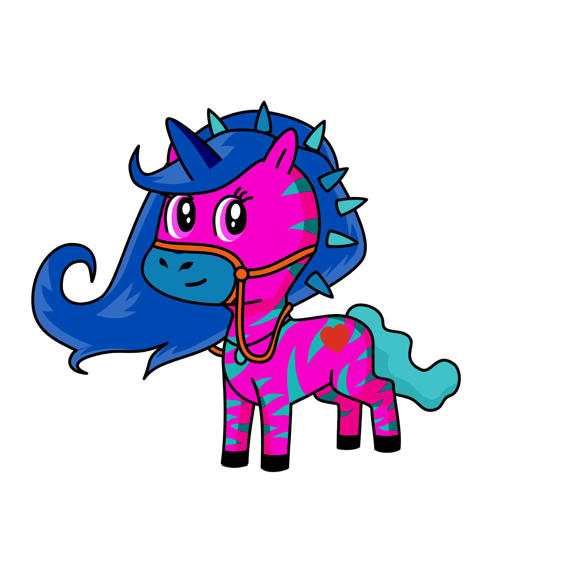Melody, the unicorn