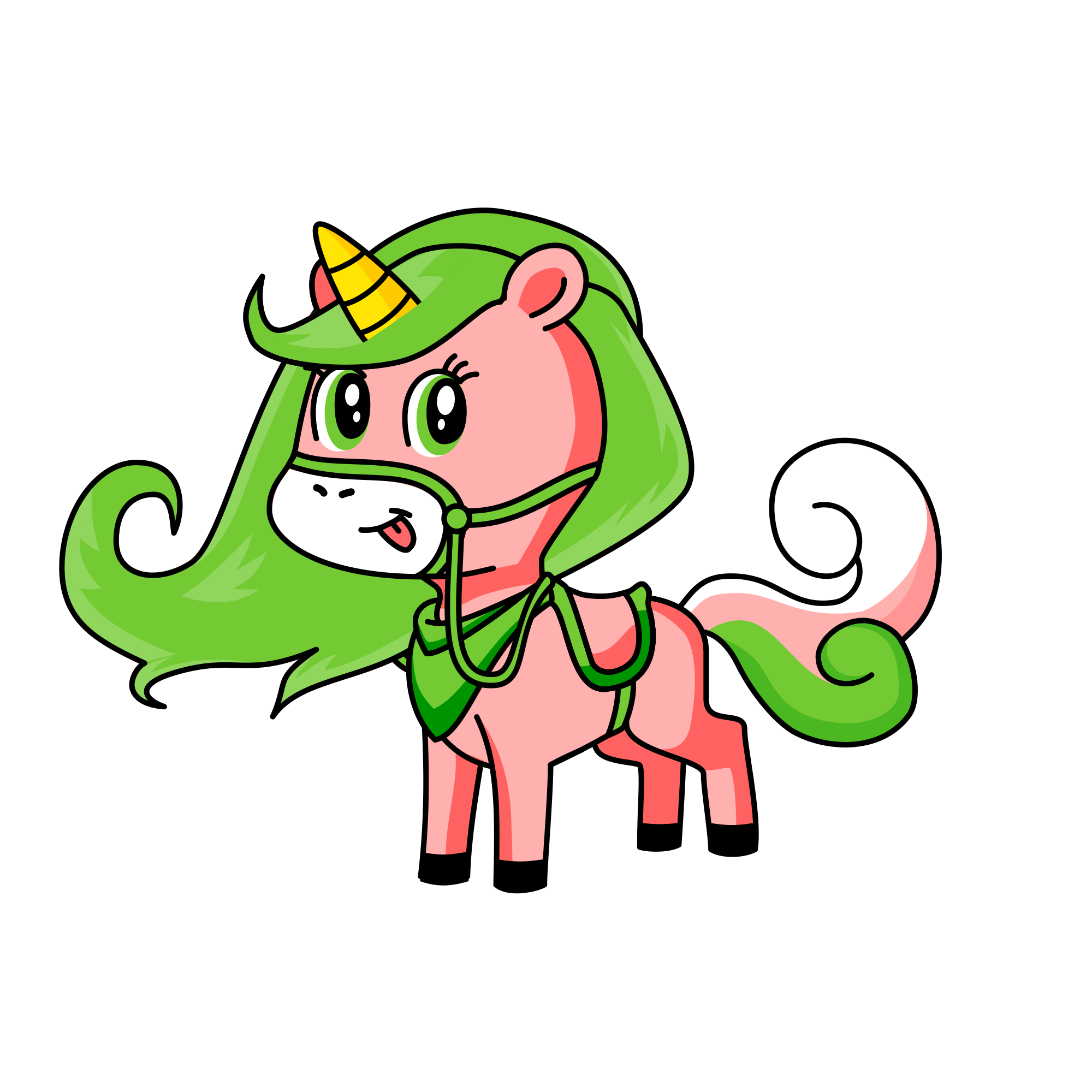 Addison, the unicorn