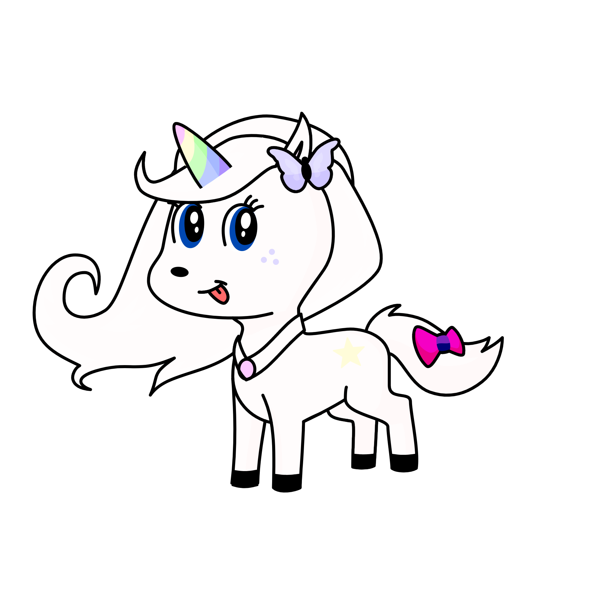 Bella, the legendary Bunny-corn!, the unicorn