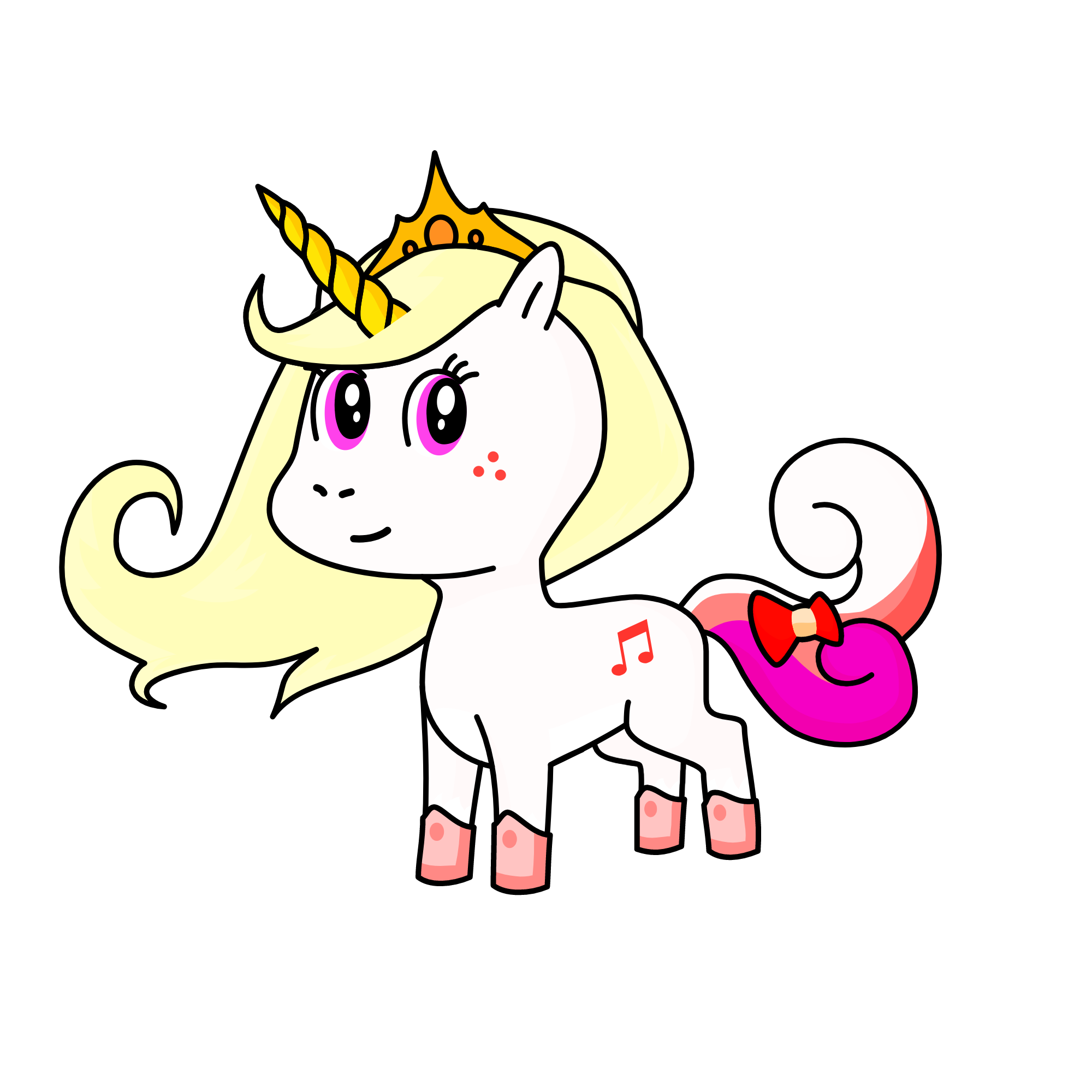 ❤, the unicorn