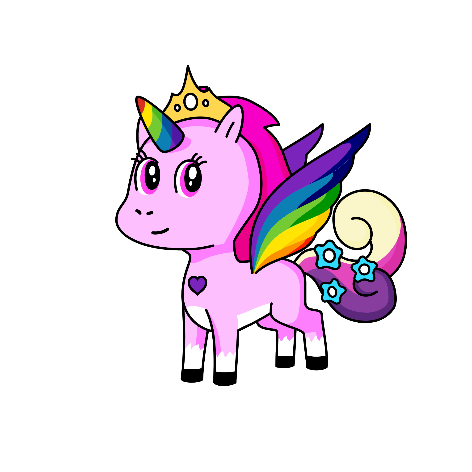 Happy, the unicorn