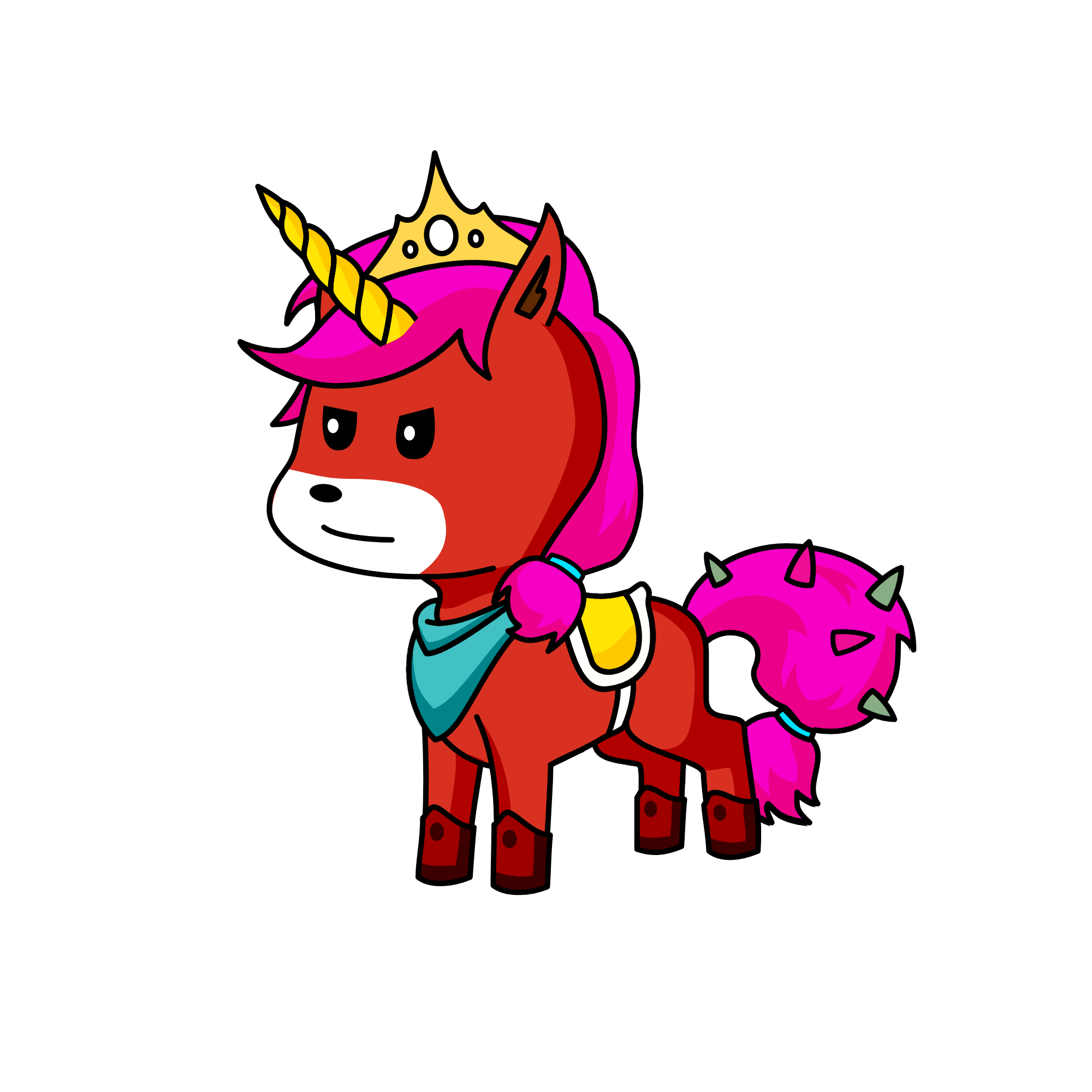 А, the unicorn