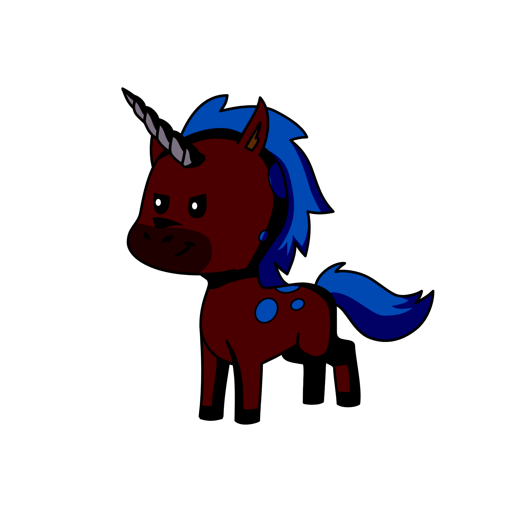 Midnight, the unicorn