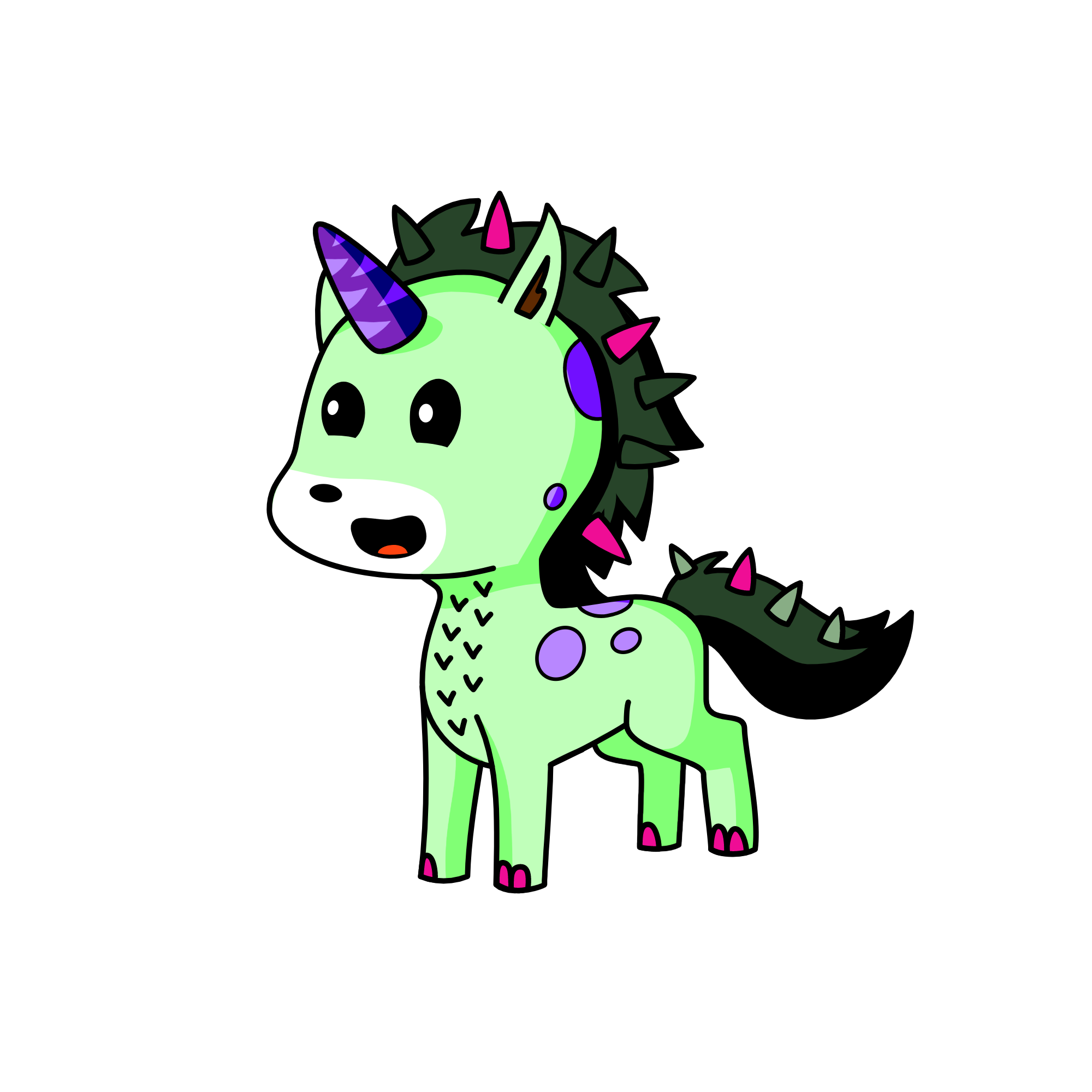 Dino, the unicorn