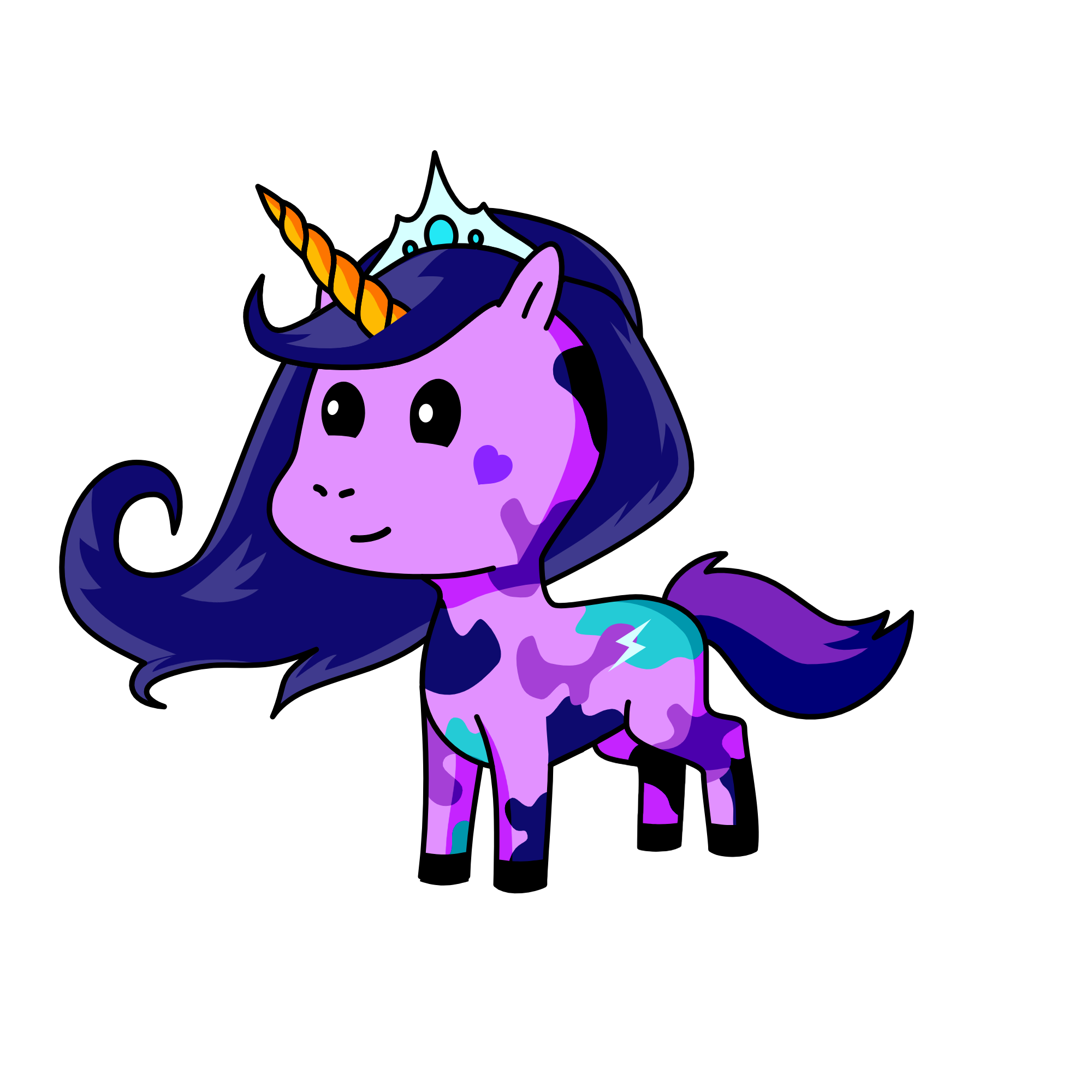 Dark Moon, the unicorn