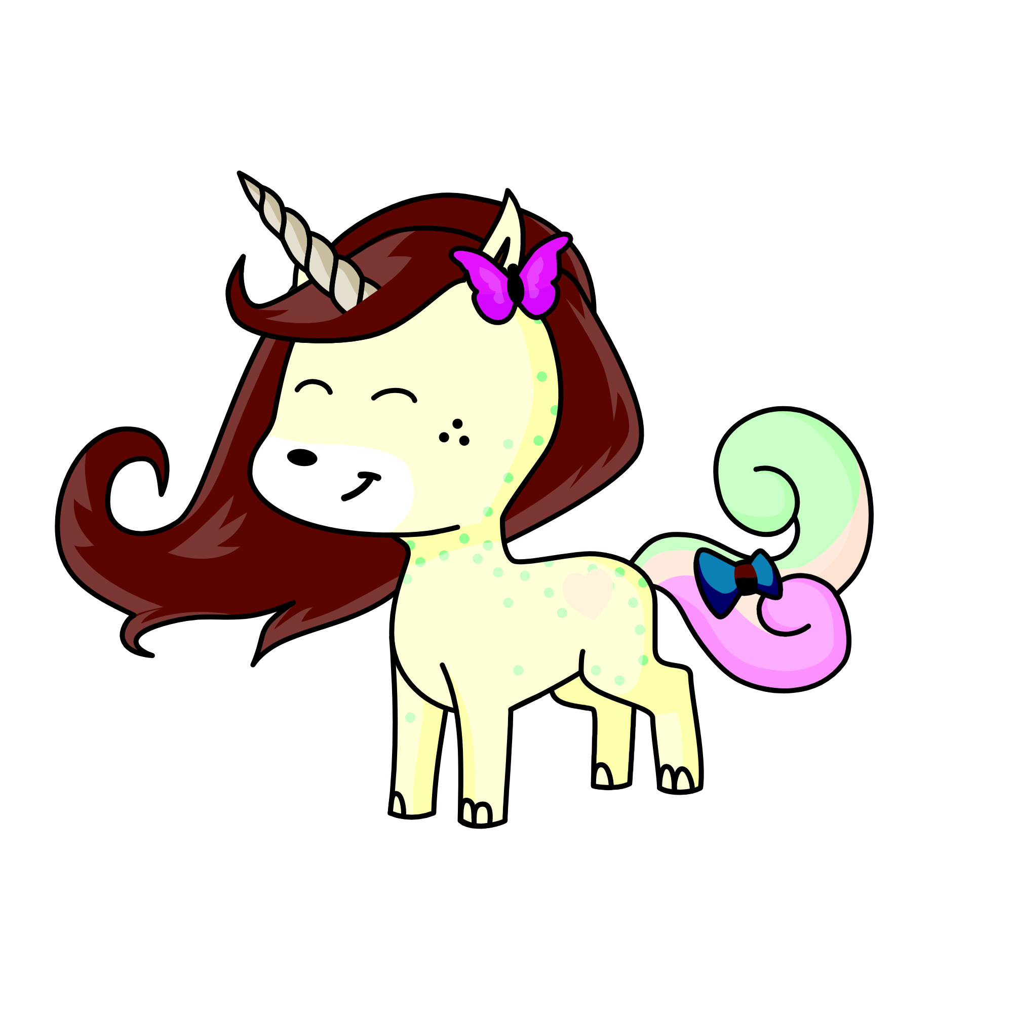 color, the unicorn