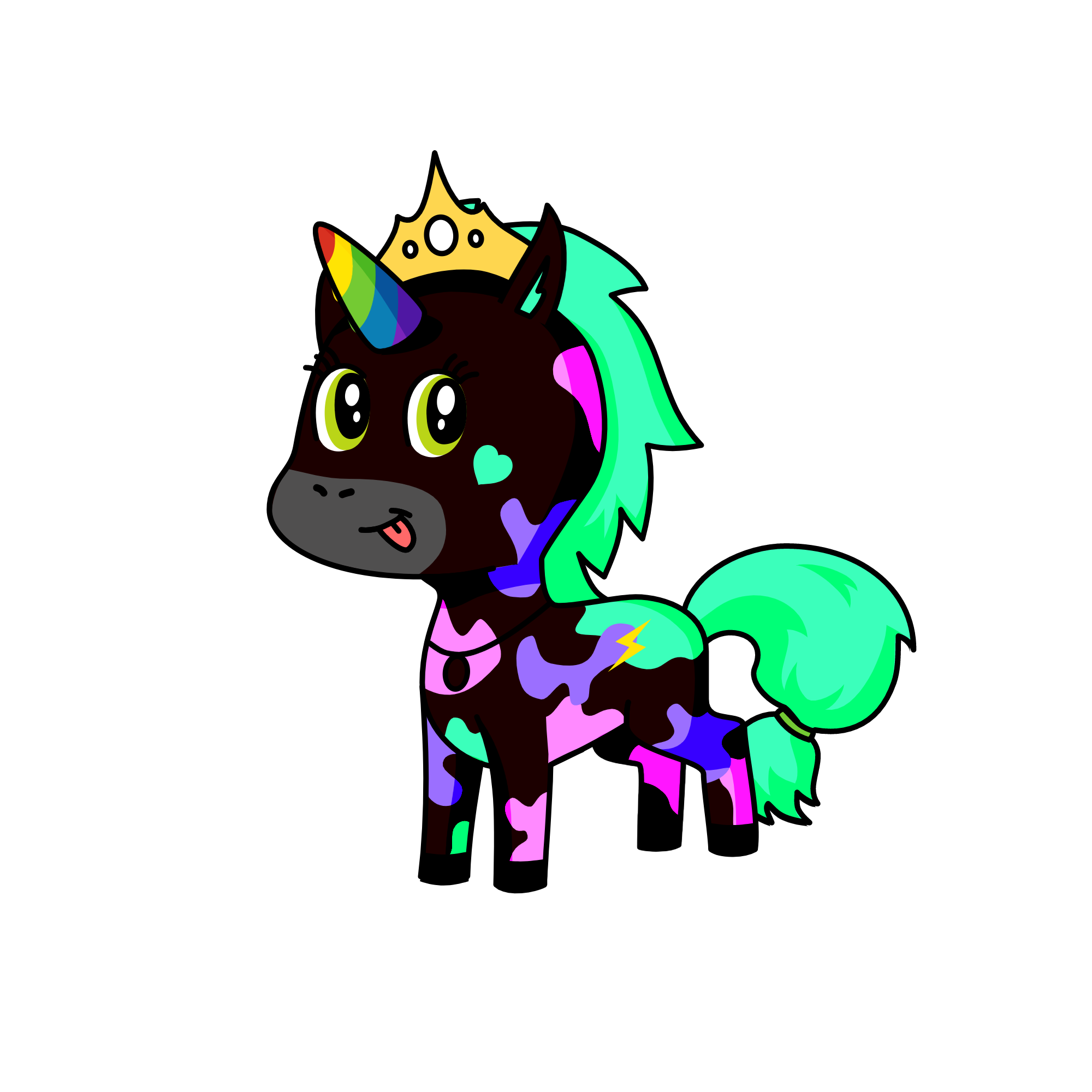 Cynthia's midnight, the unicorn