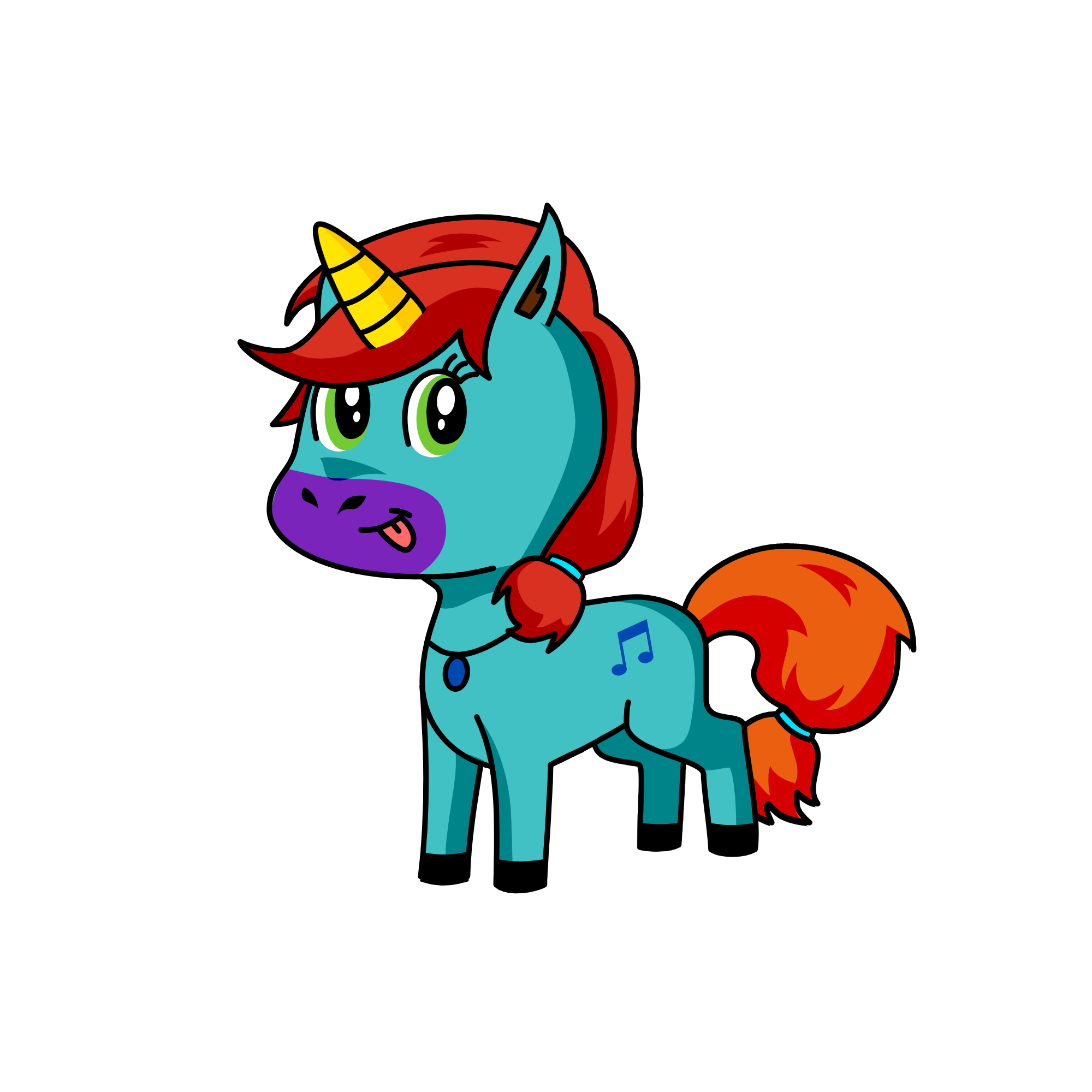 hi, the unicorn