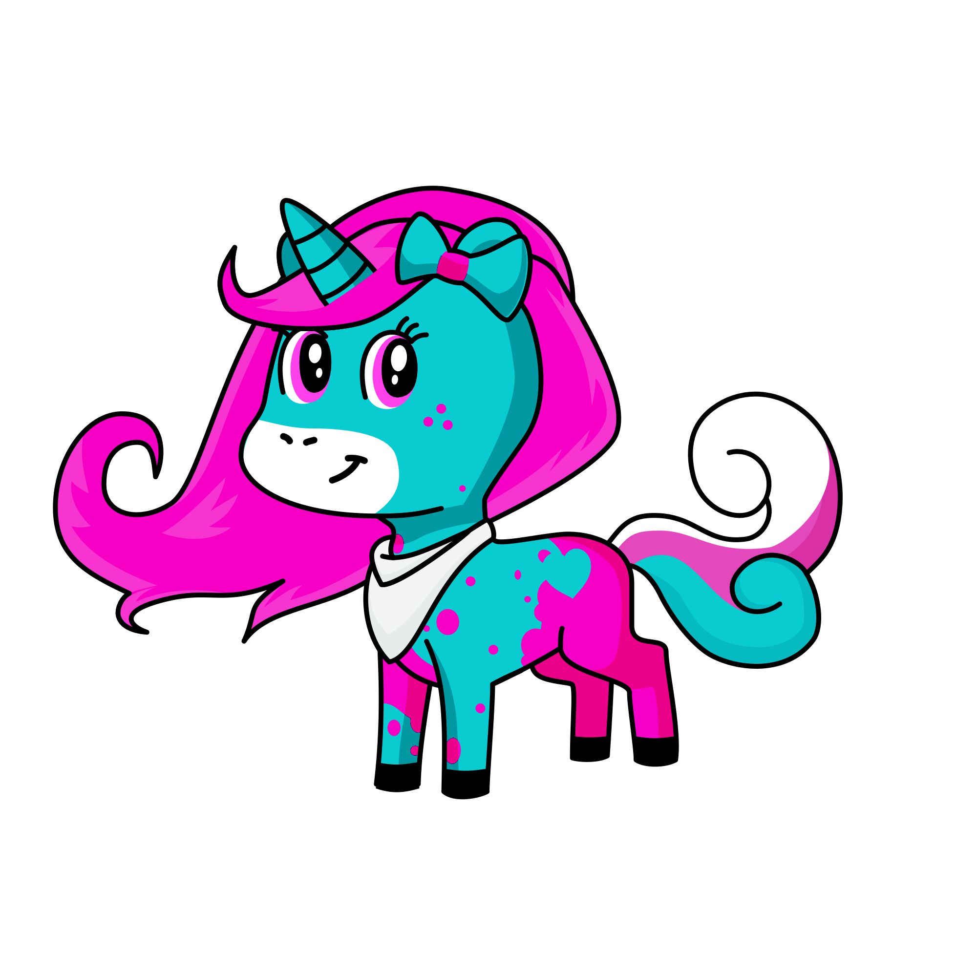 Amber, the unicorn
