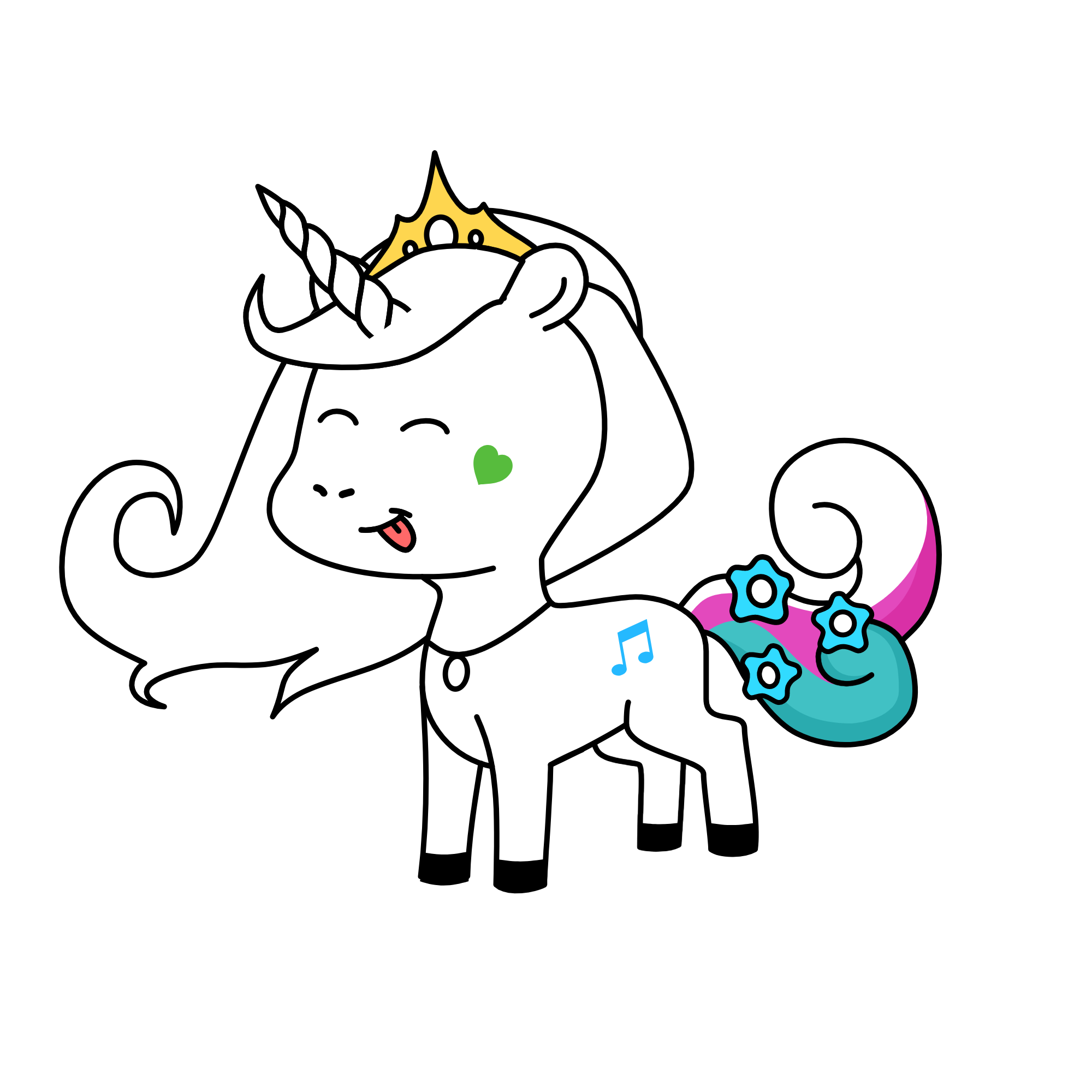 snow, the unicorn