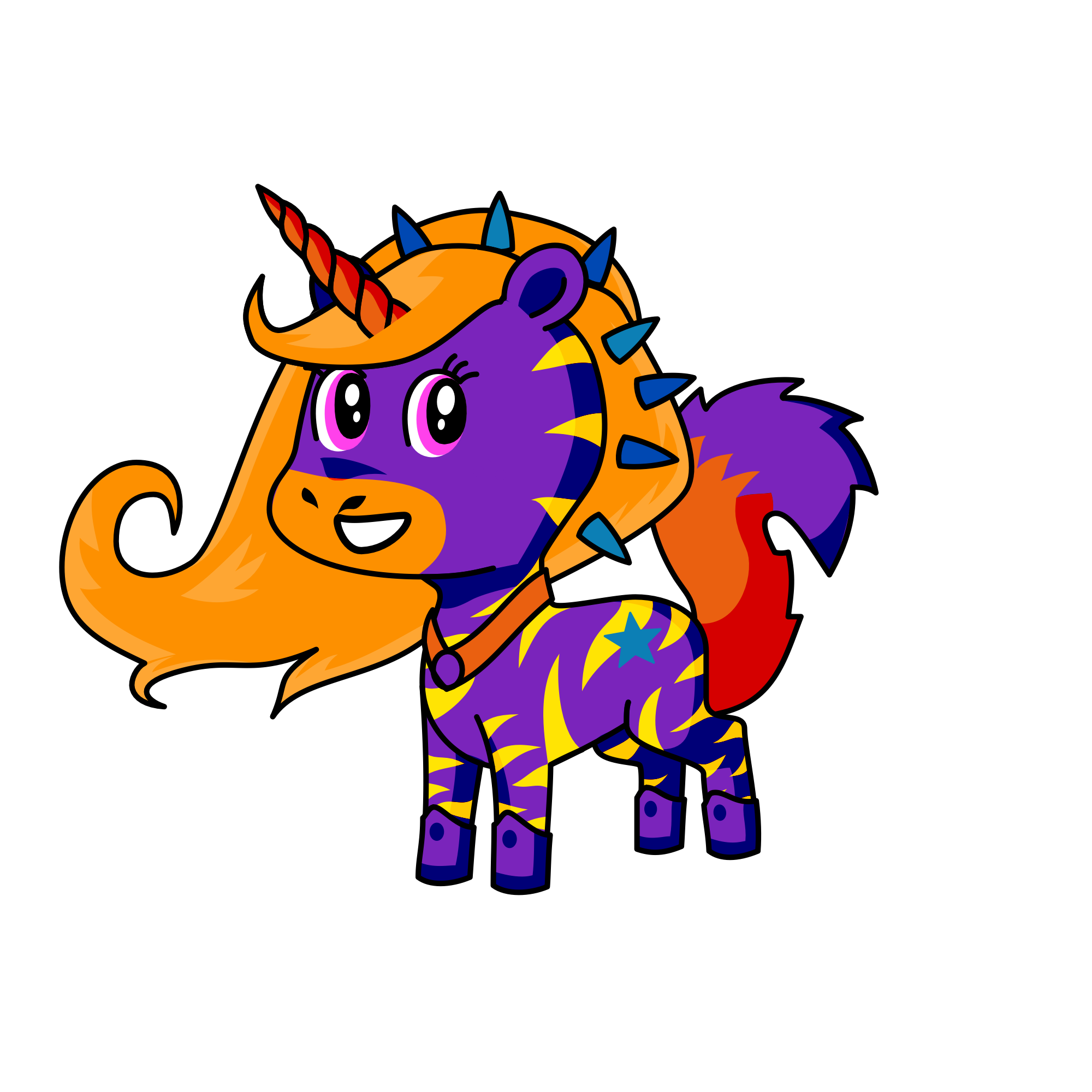 Zebra 🦓 , the unicorn