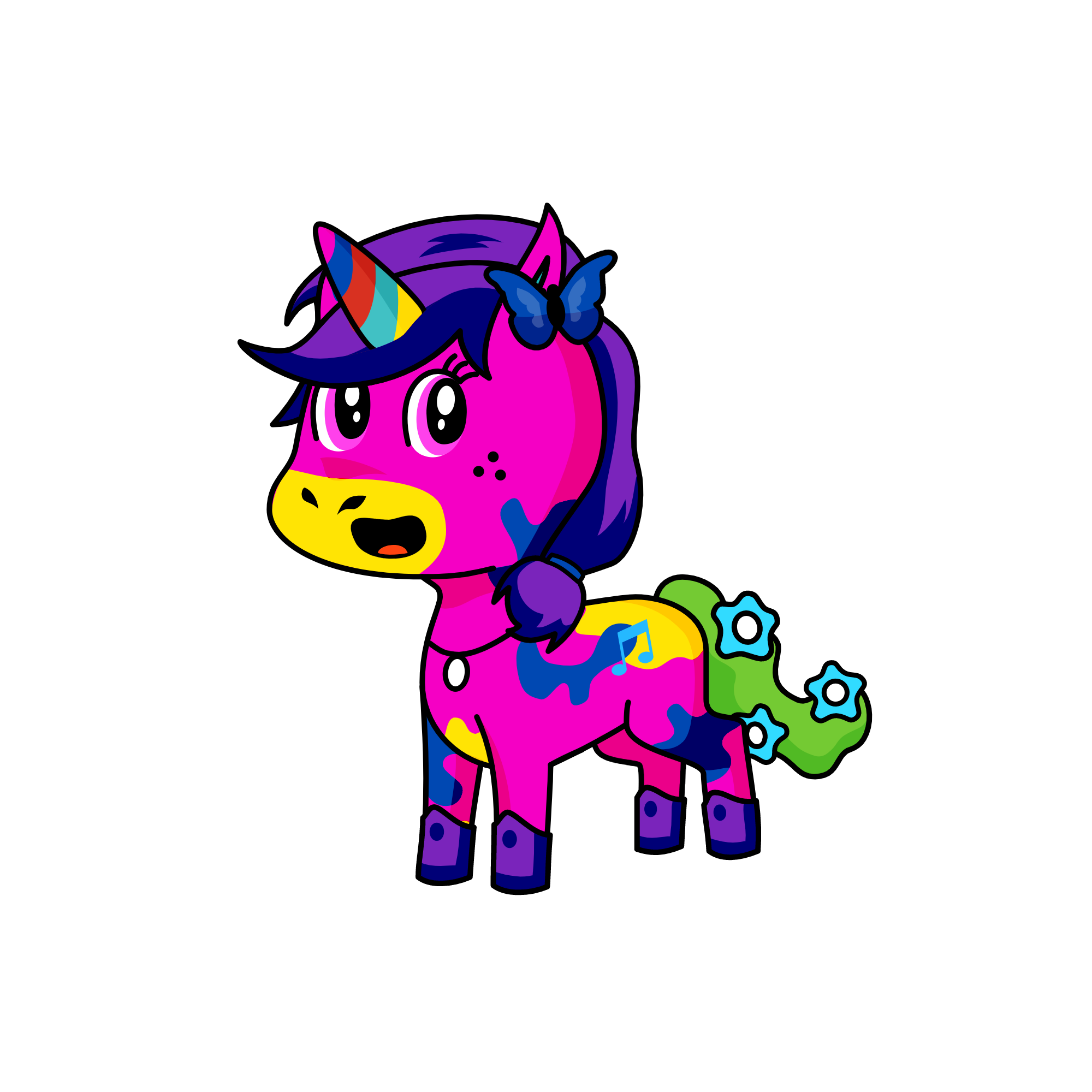 candy wonder, the unicorn