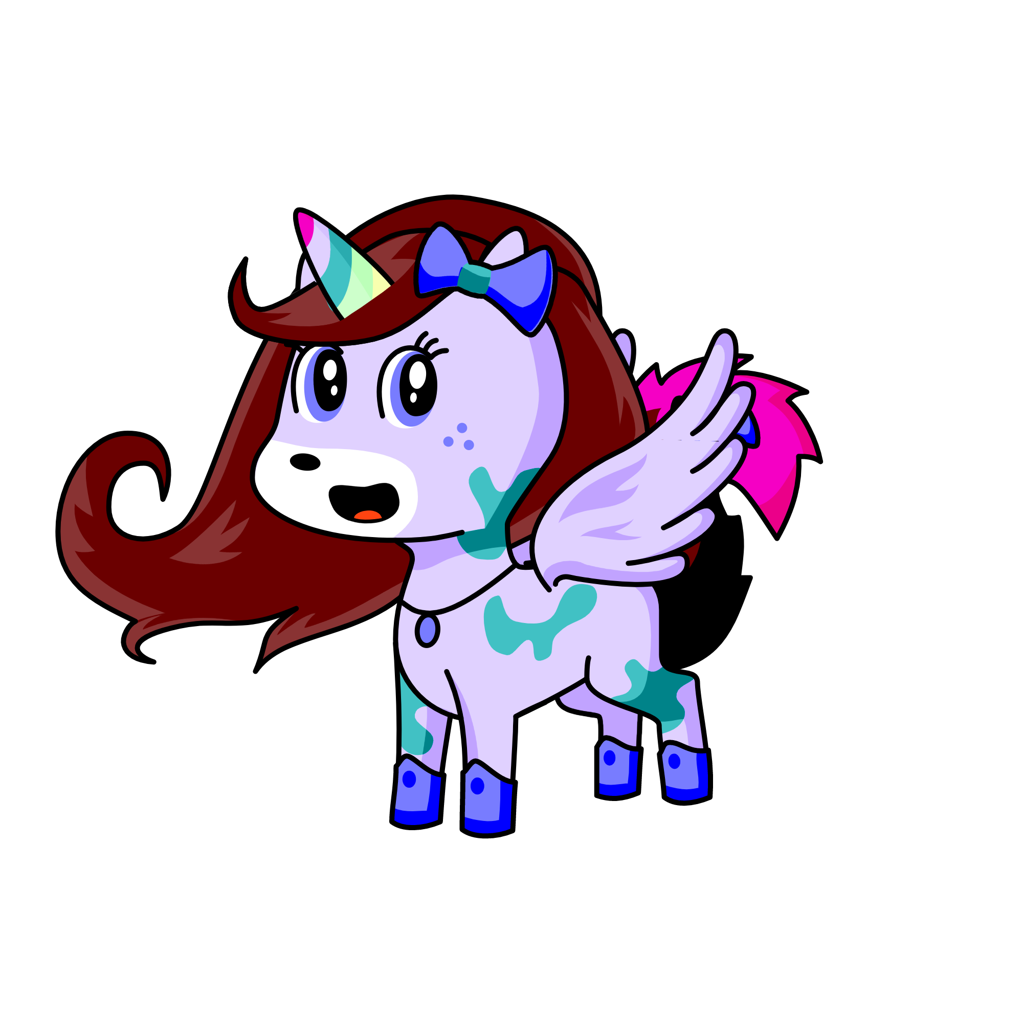 Melody, the unicorn