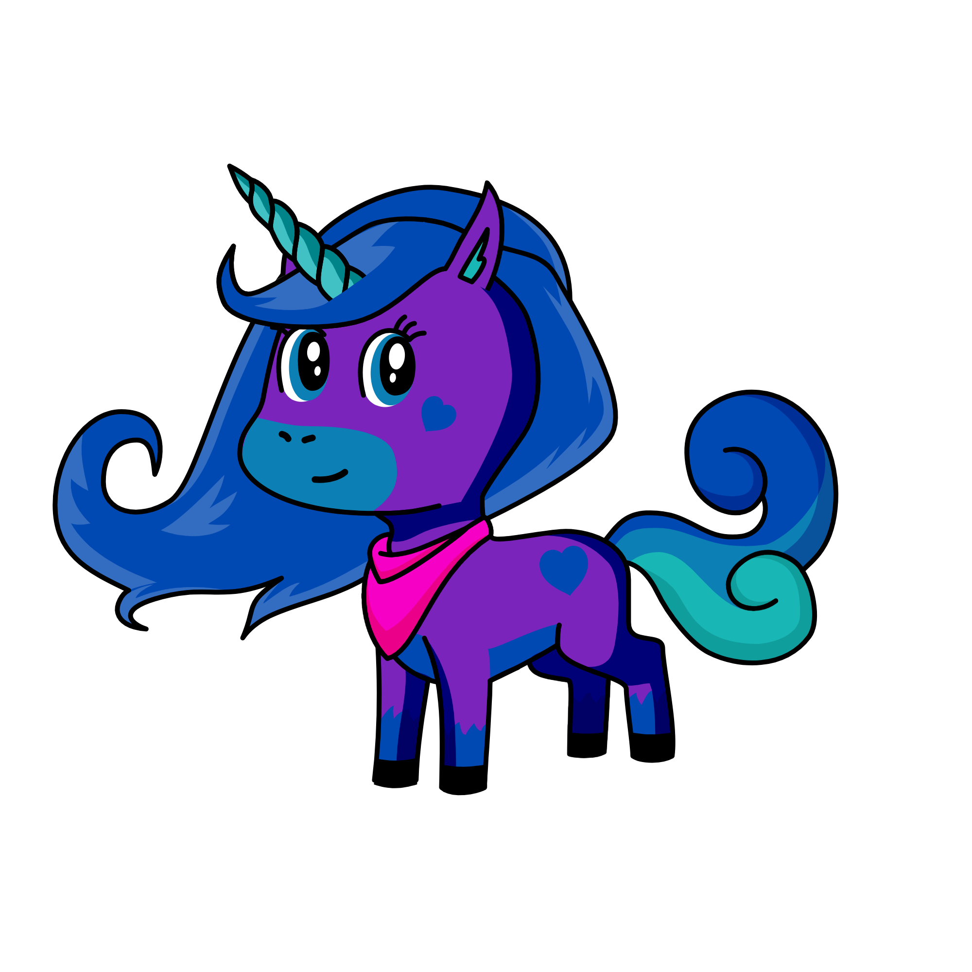 wave, the unicorn