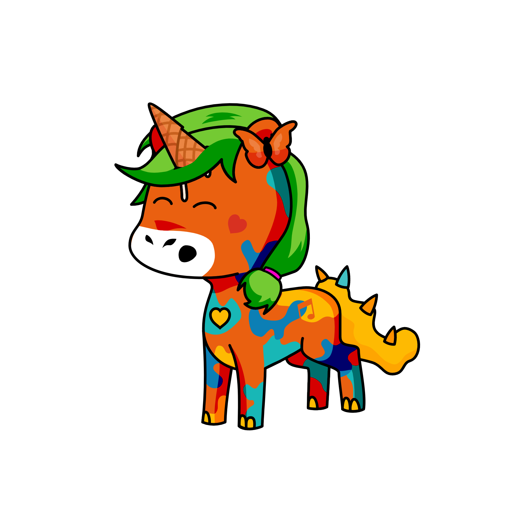 Ninon, the unicorn