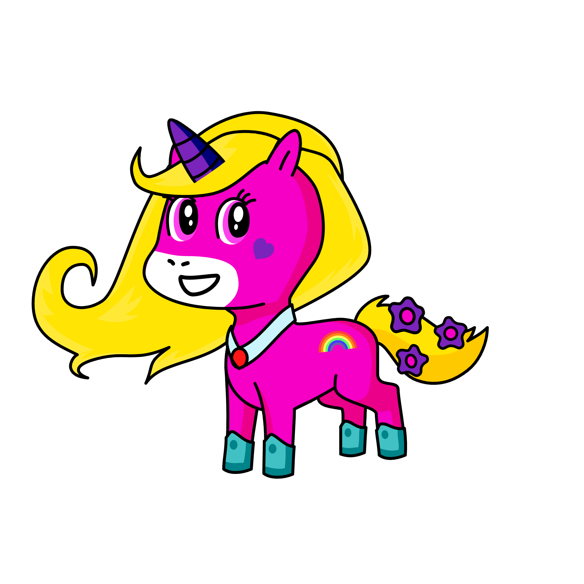 rainbow, the unicorn