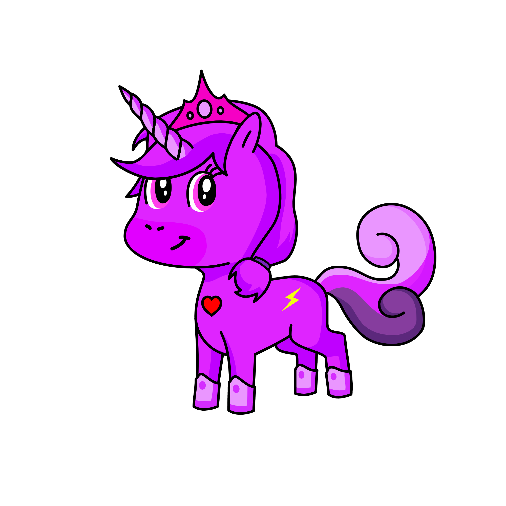 Purple 4ev, the unicorn