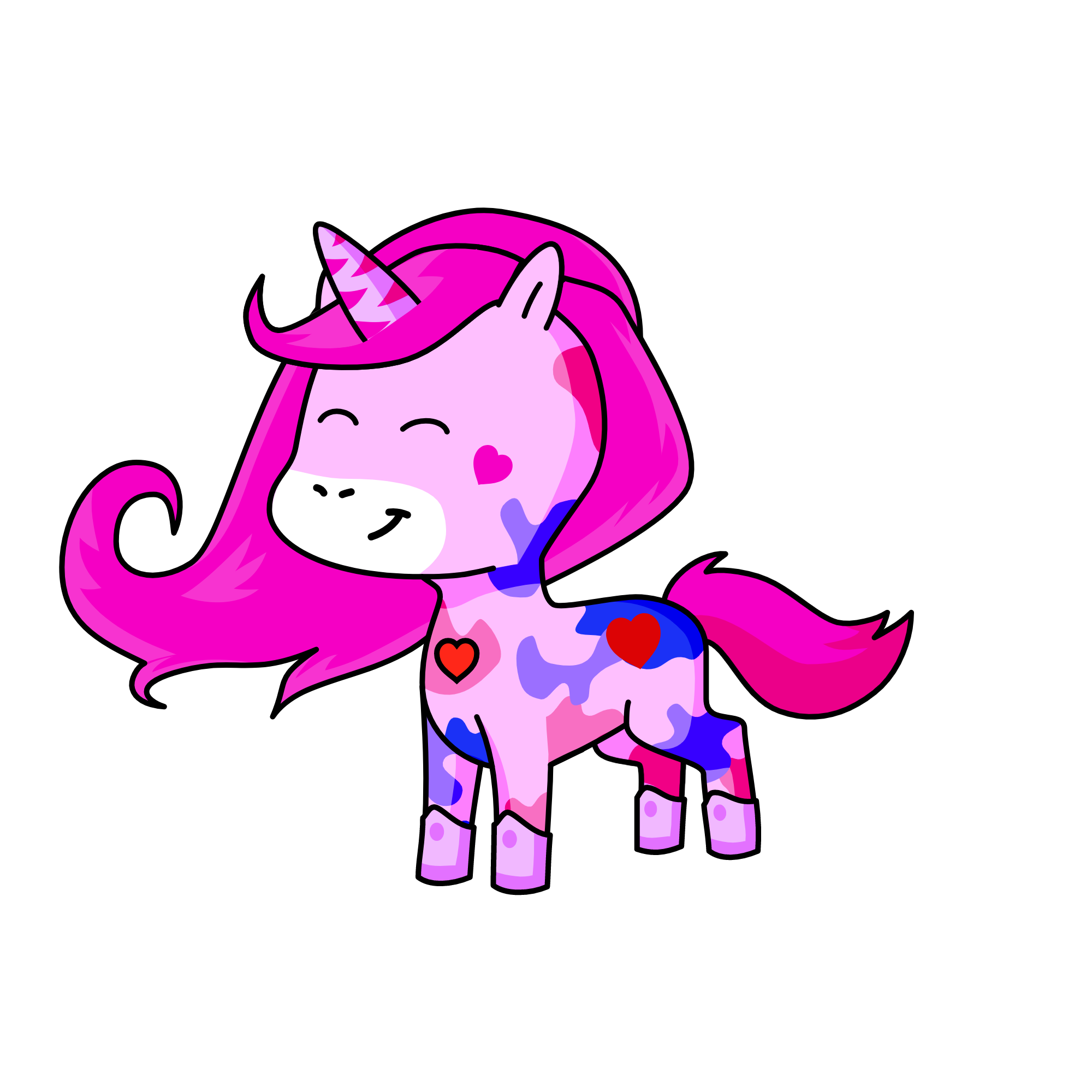 pinky, the unicorn