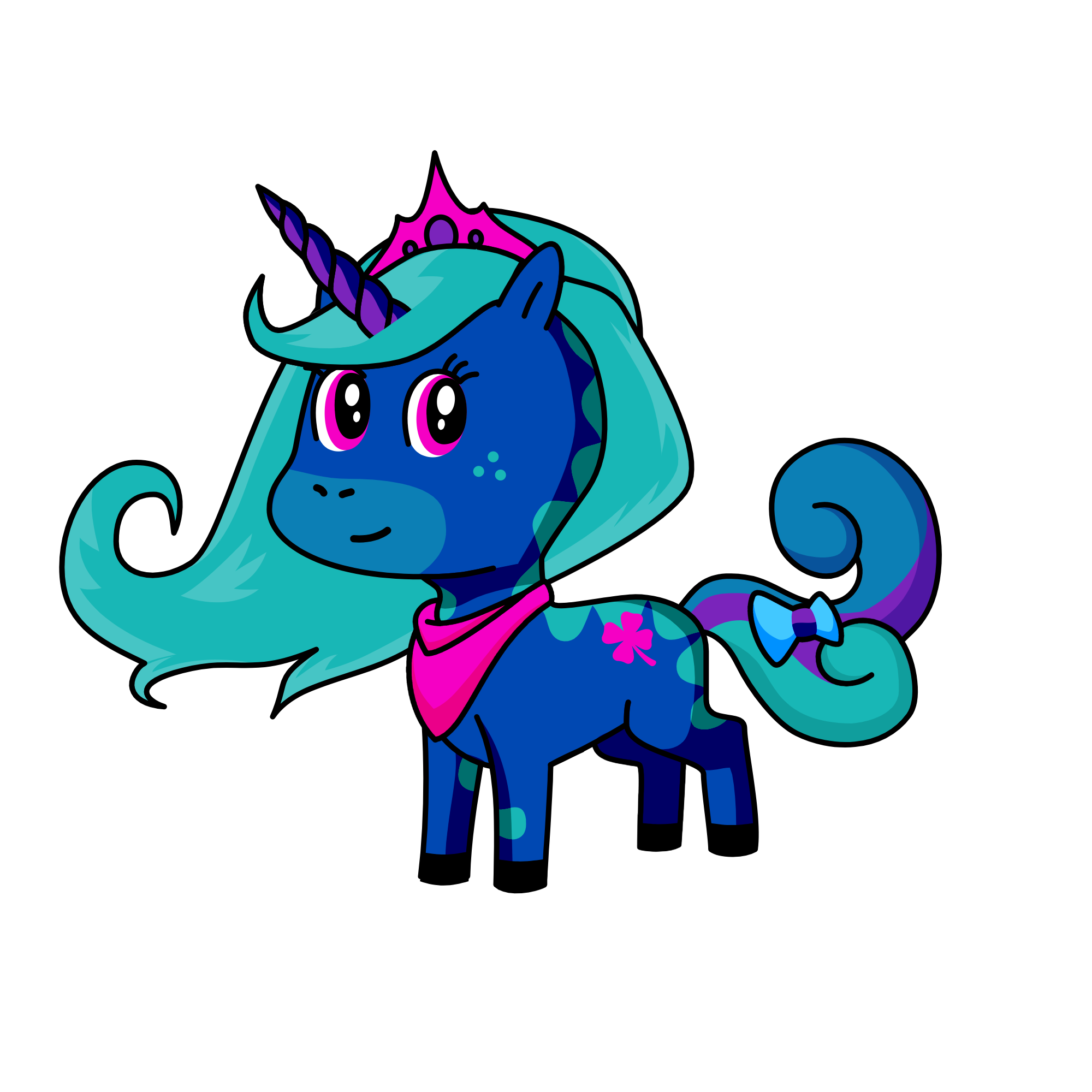 snowy, the unicorn