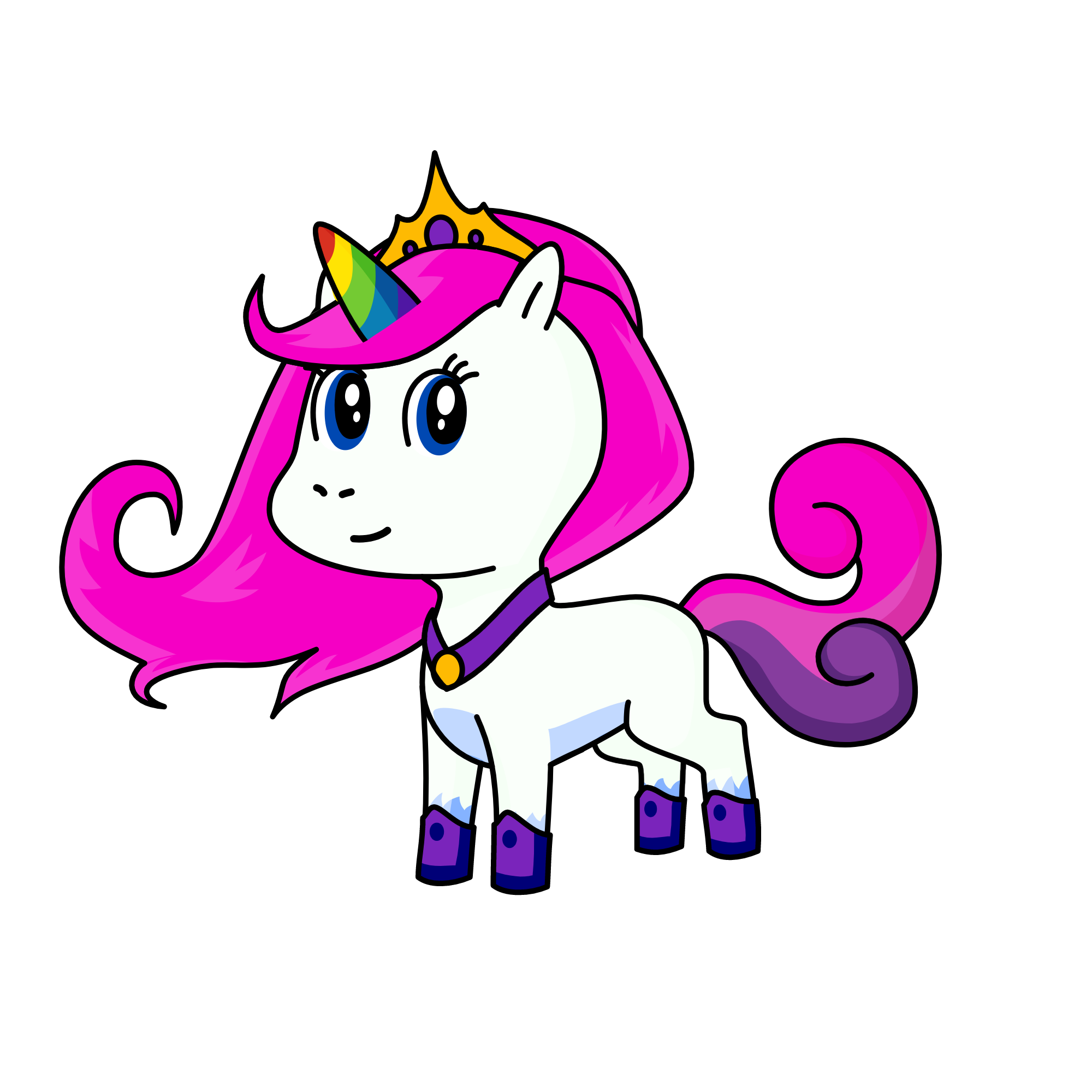 Princess shimer, the unicorn