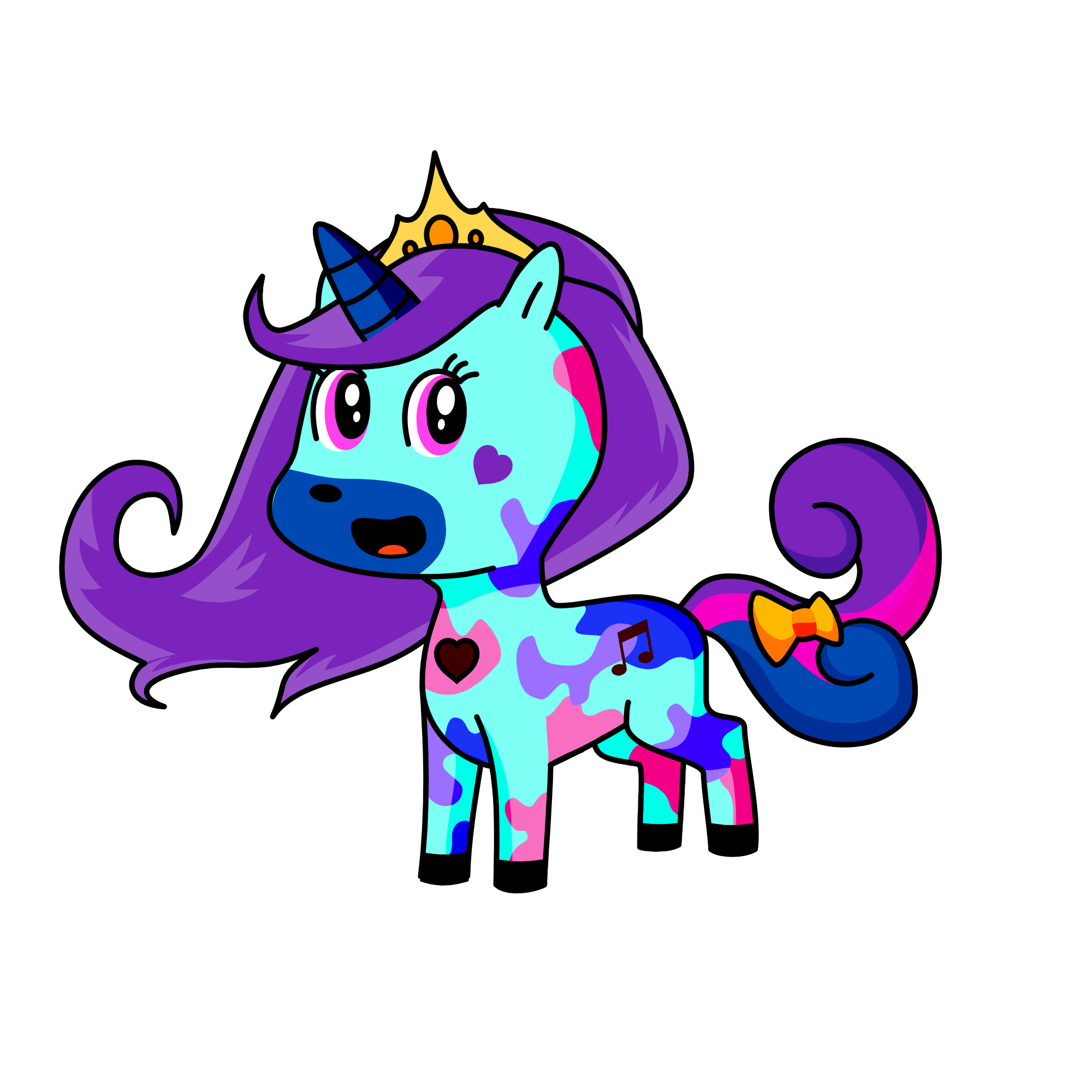 crystal, the unicorn