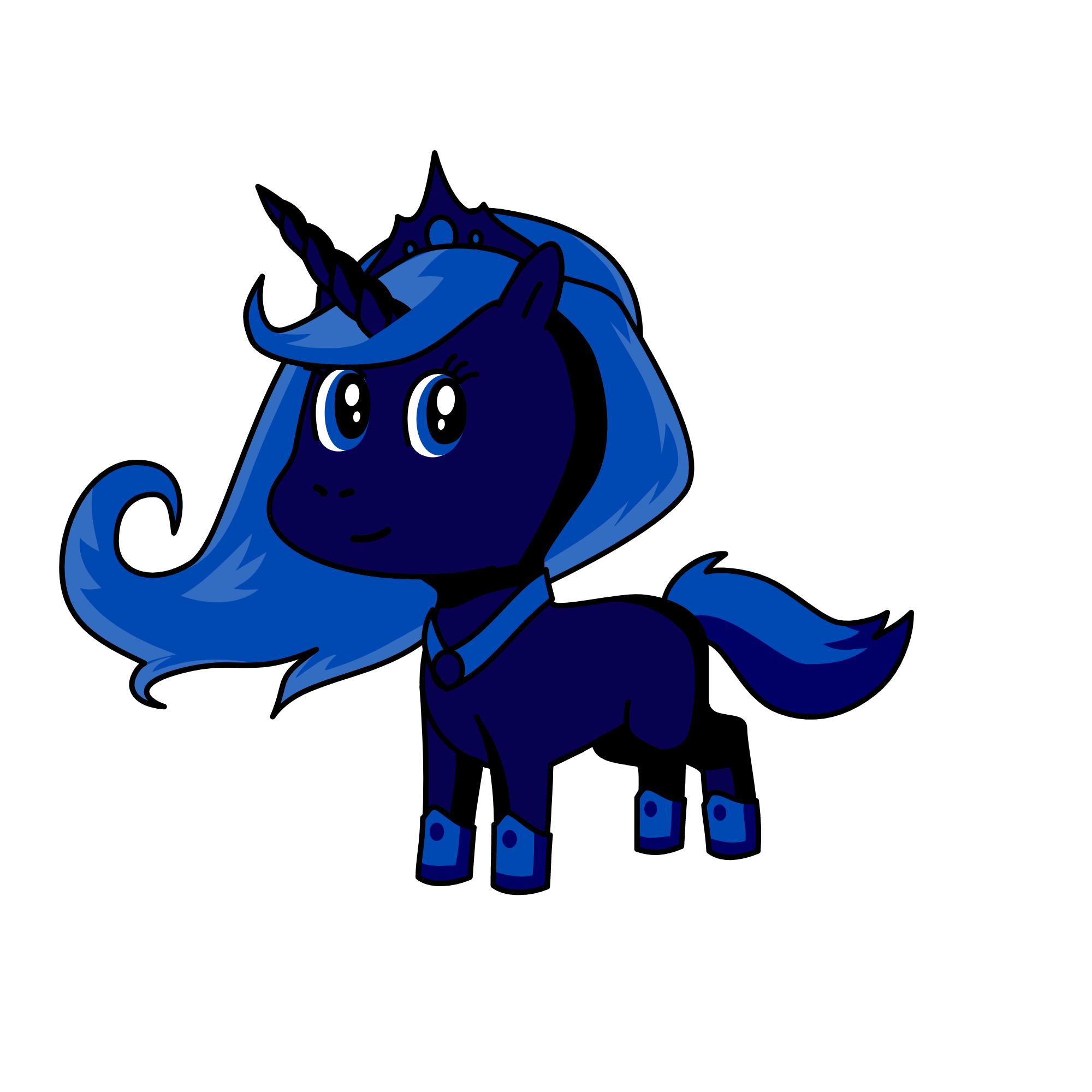 princess luna, the unicorn