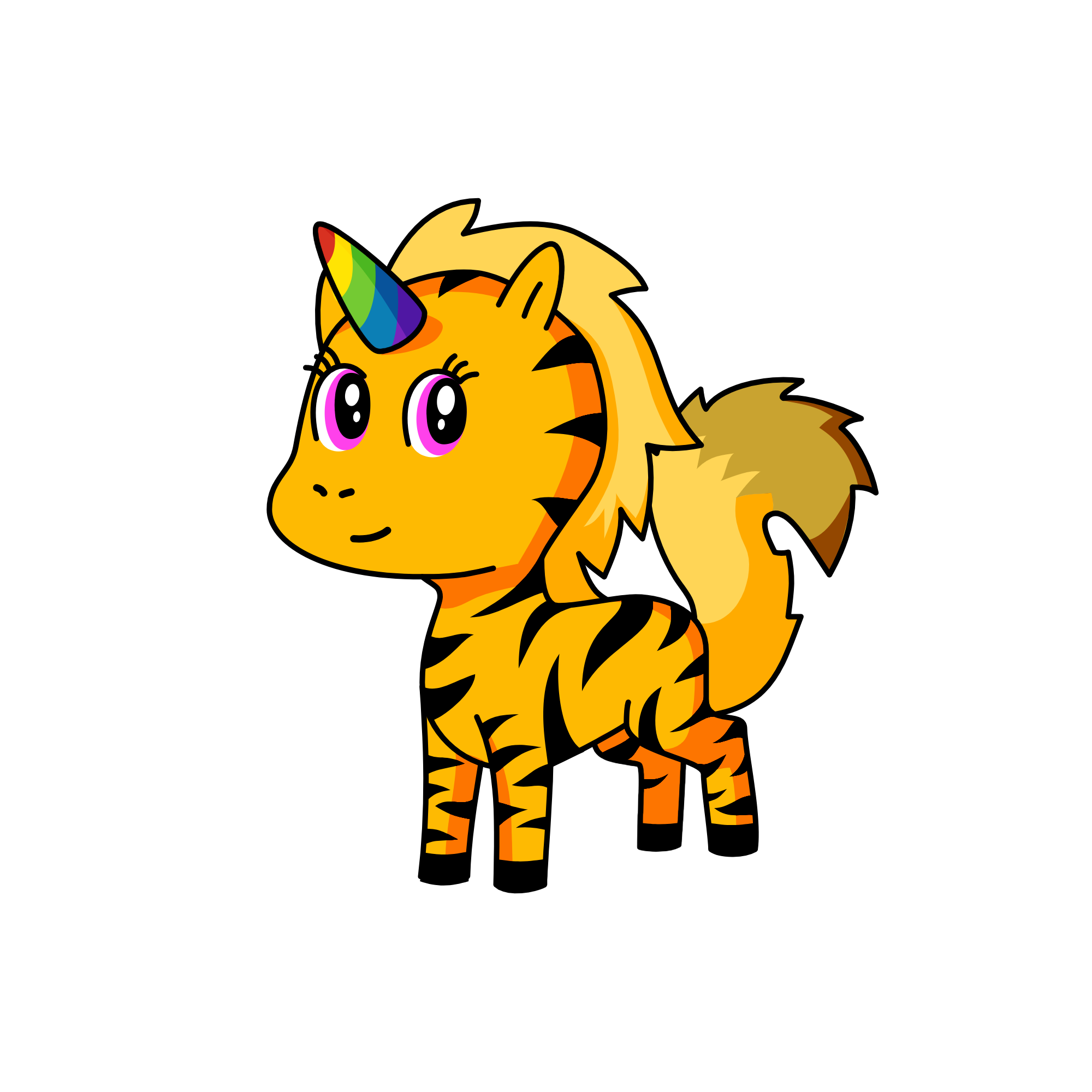 Tiger, the unicorn