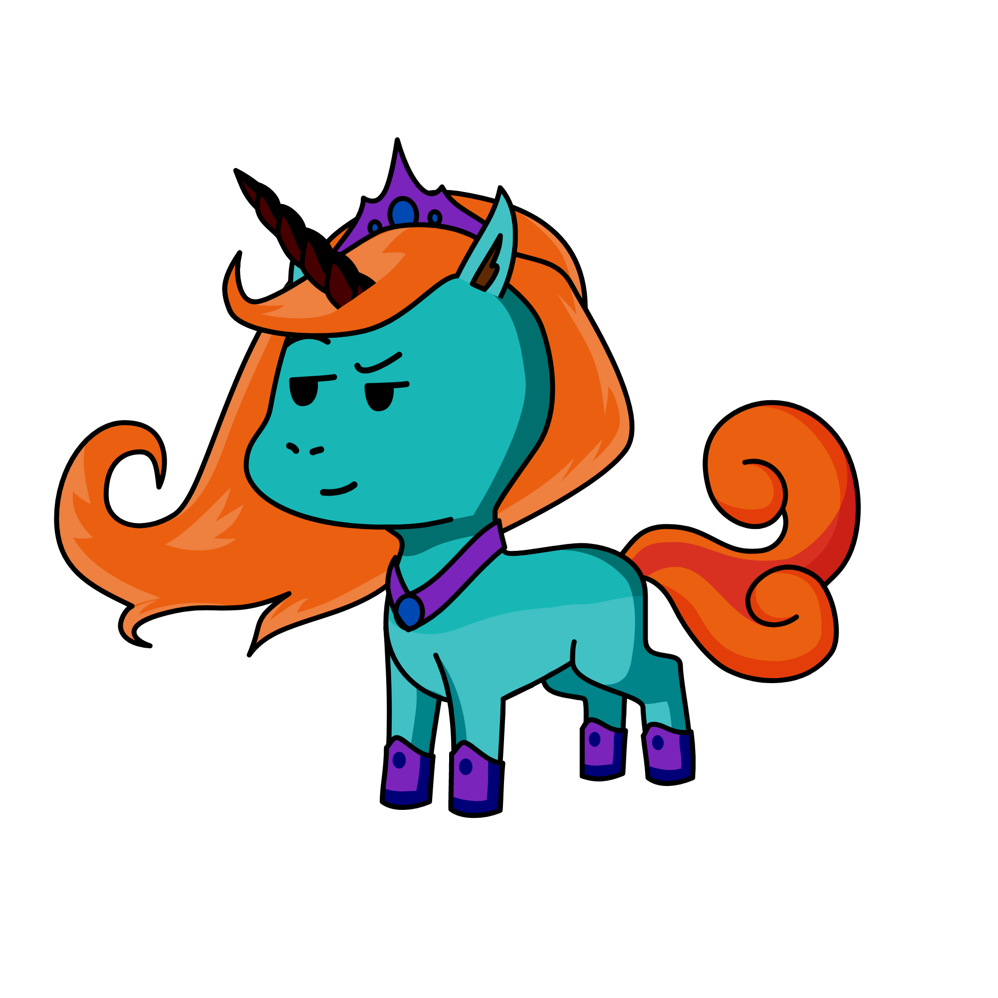 Saphire, the unicorn