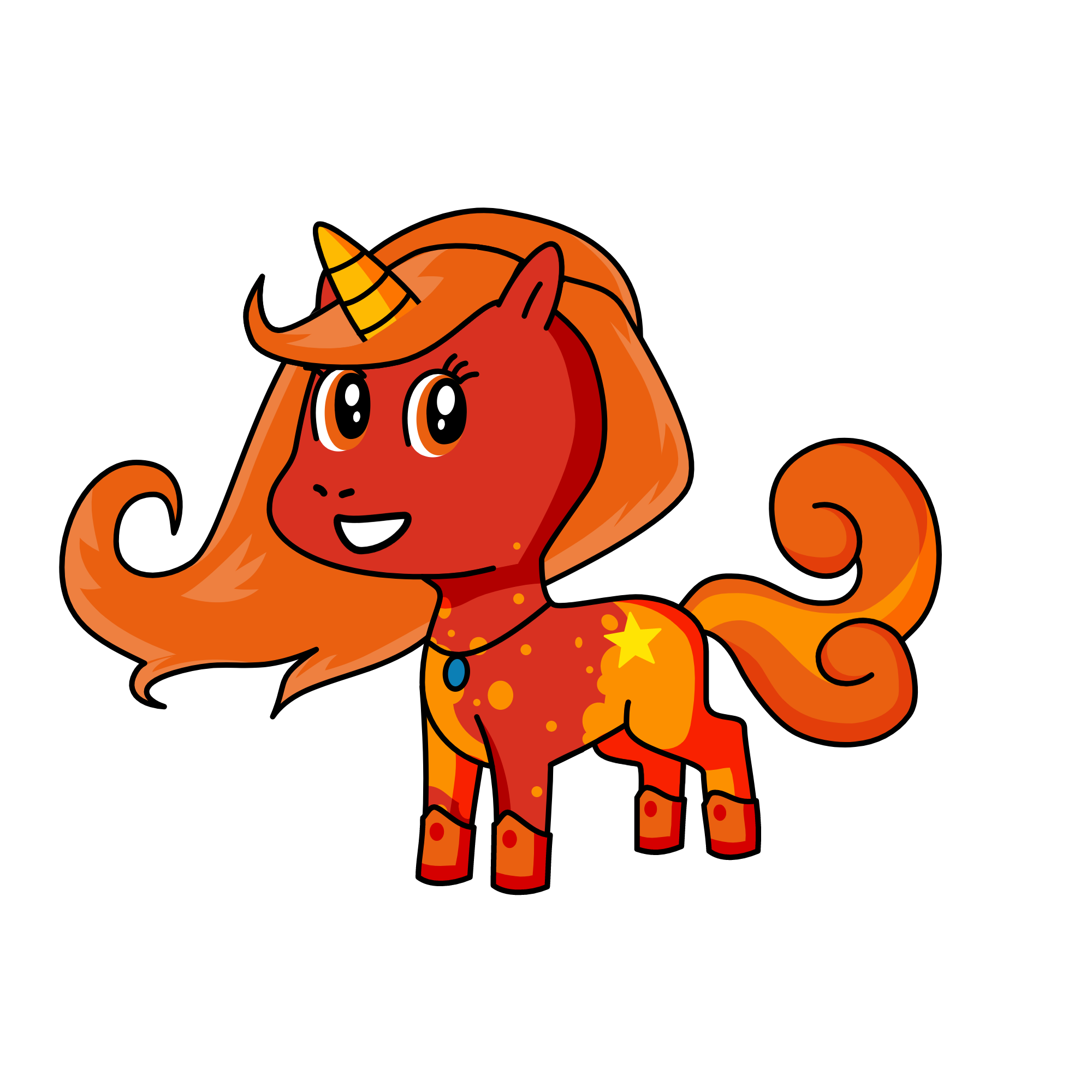 king, the unicorn