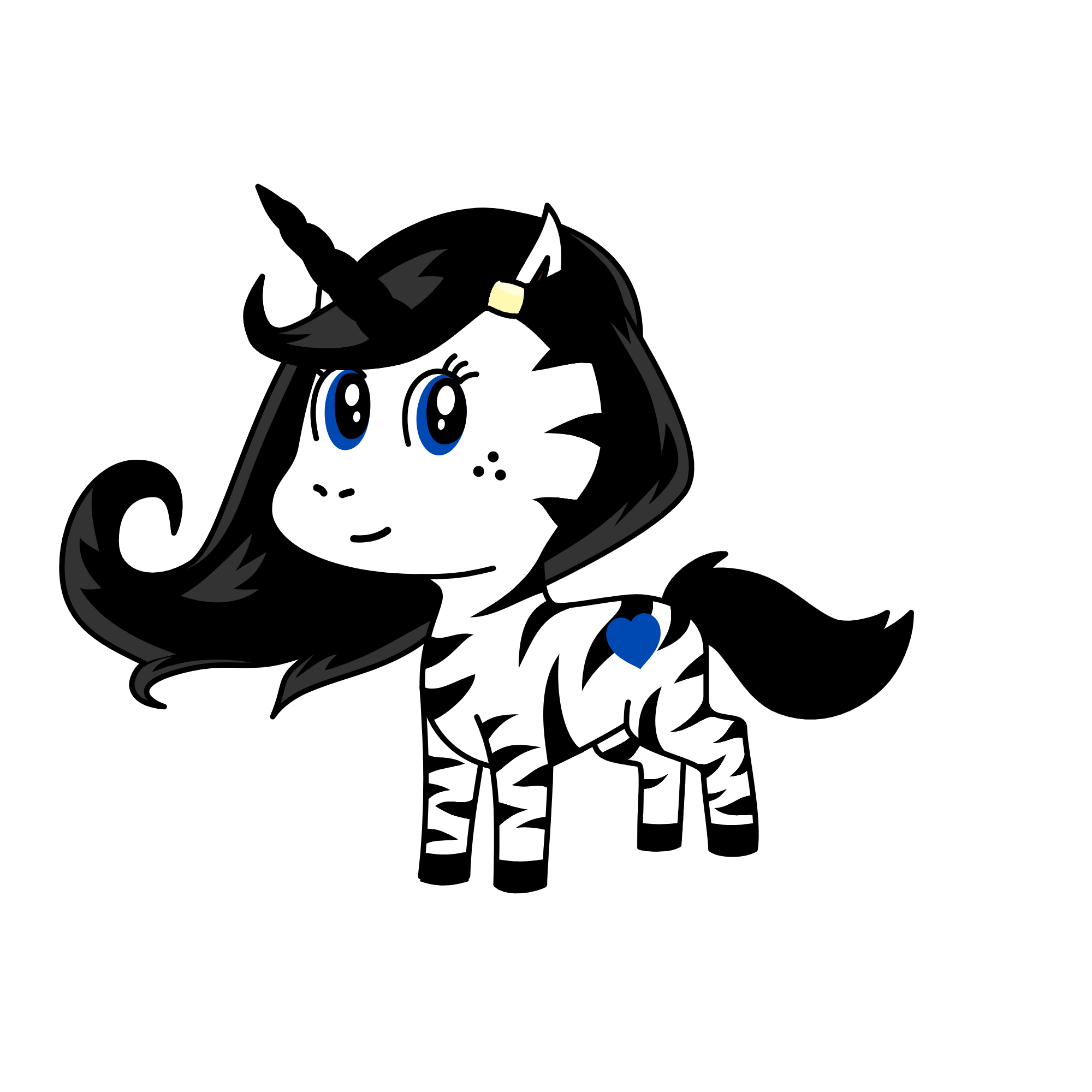 zebriana, the unicorn