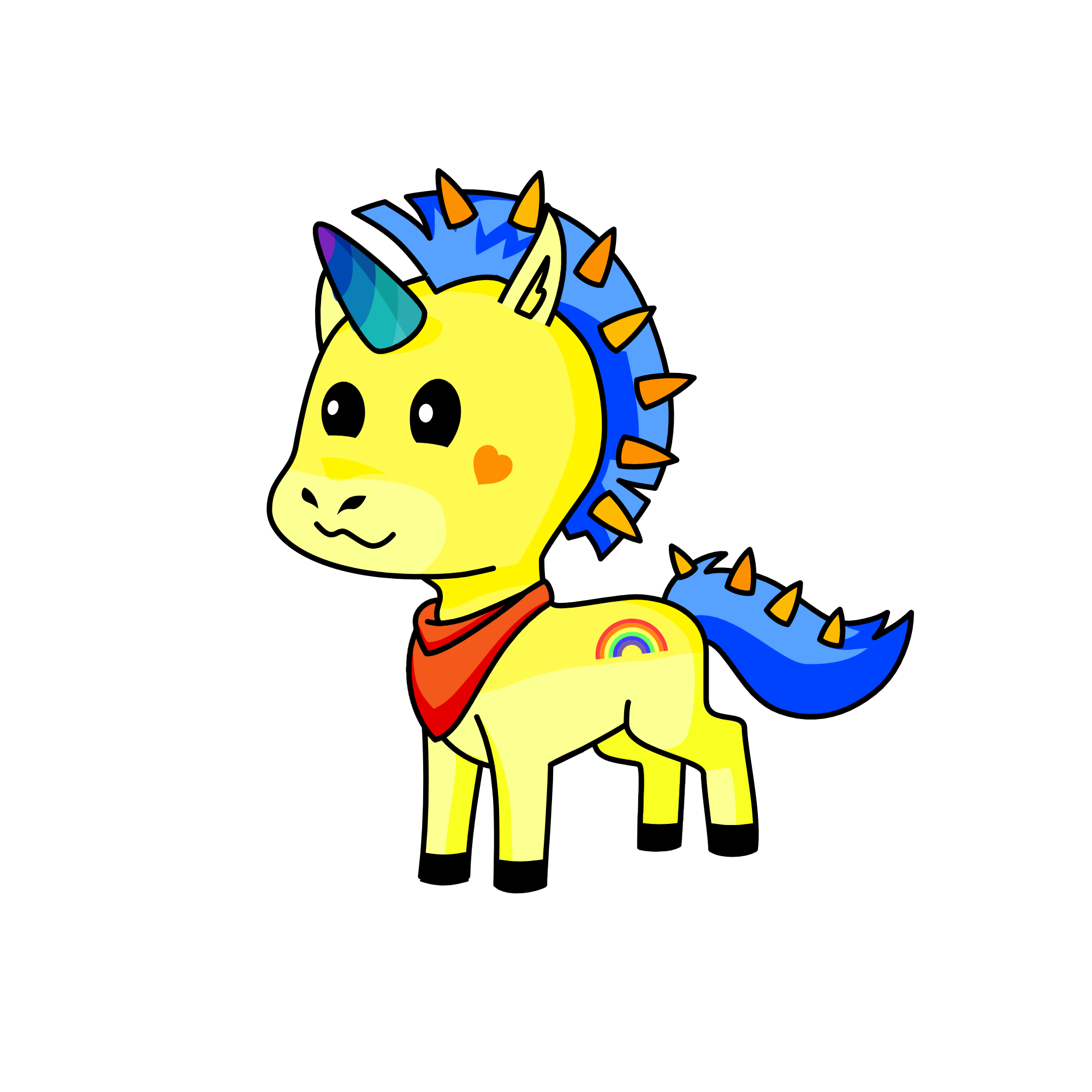 Feliz, the unicorn