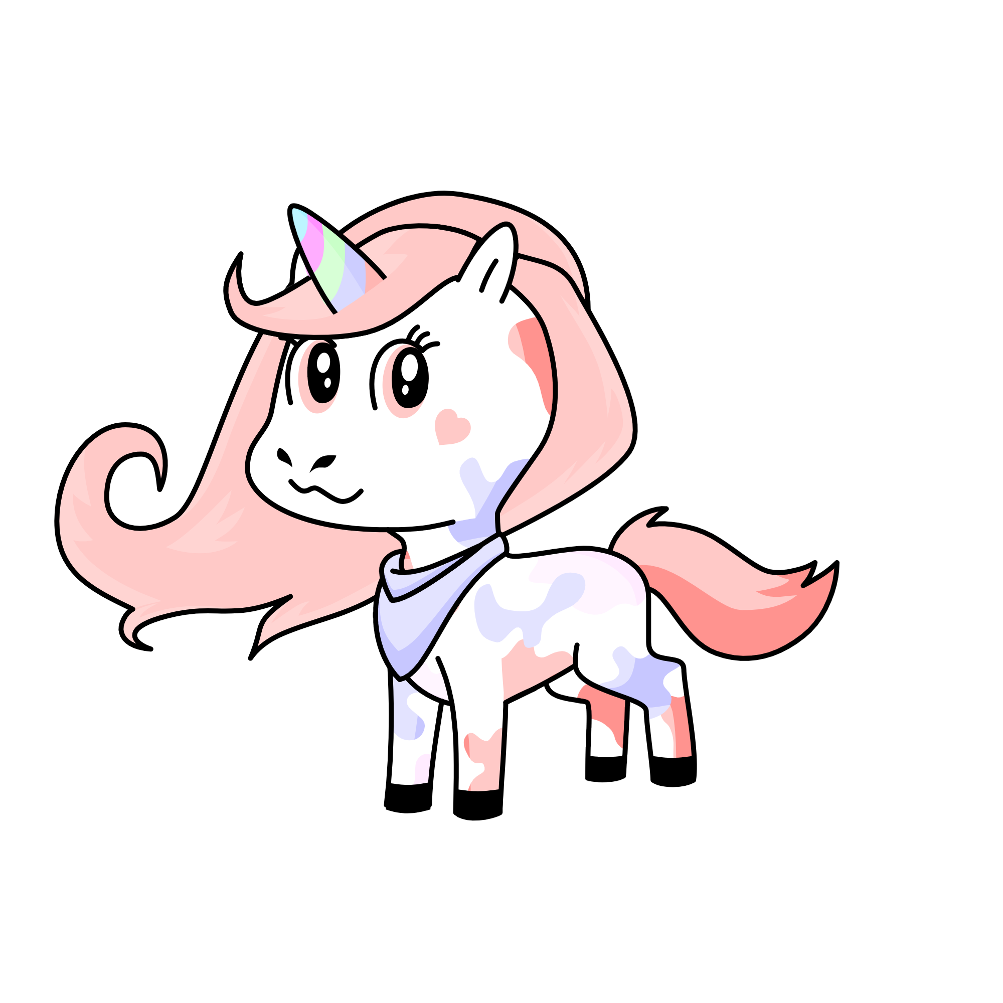 Pastellique, the unicorn