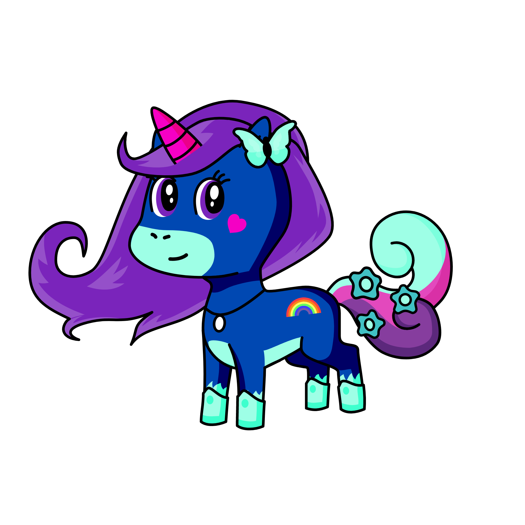Cristal, the unicorn