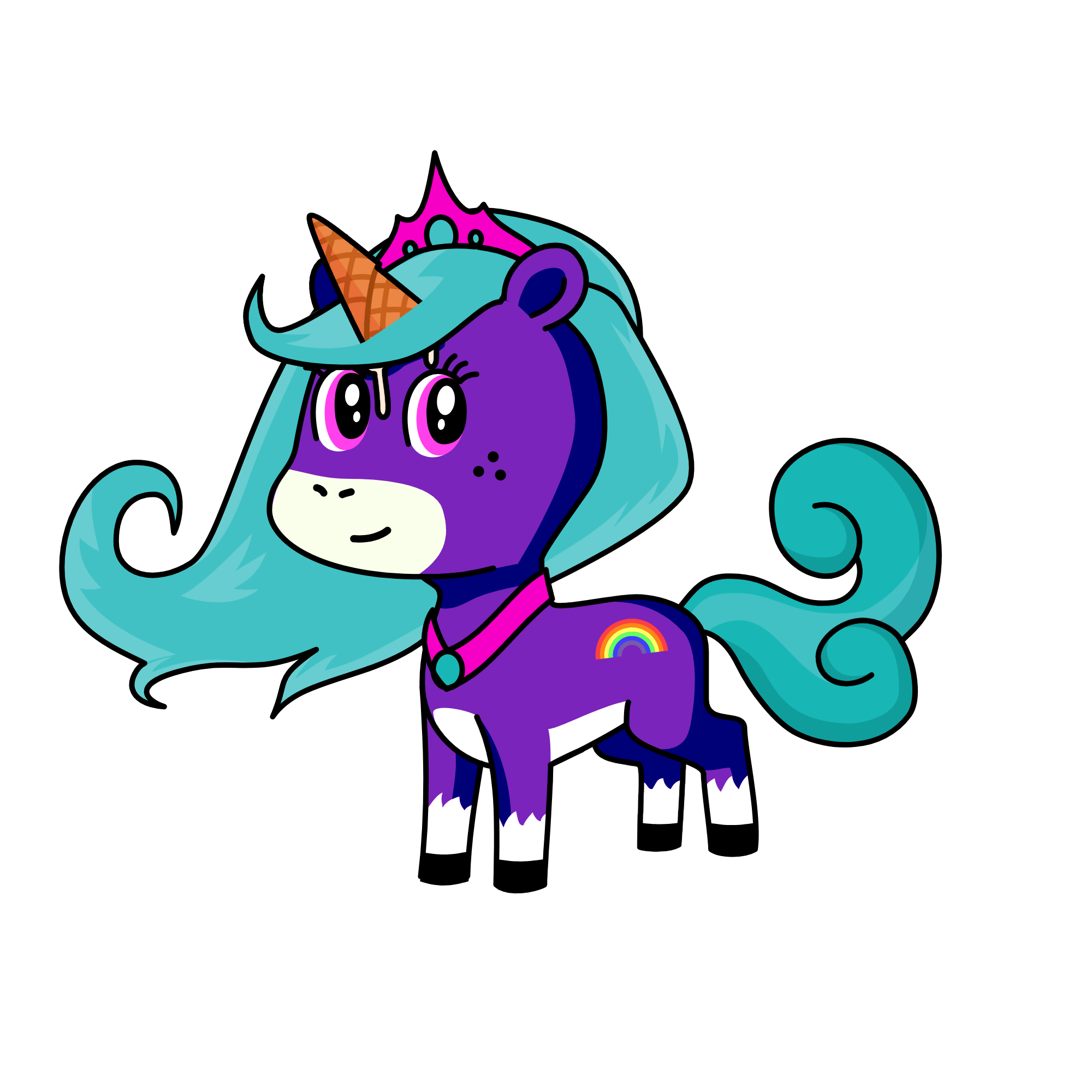 Princess Ice Cream, the unicorn