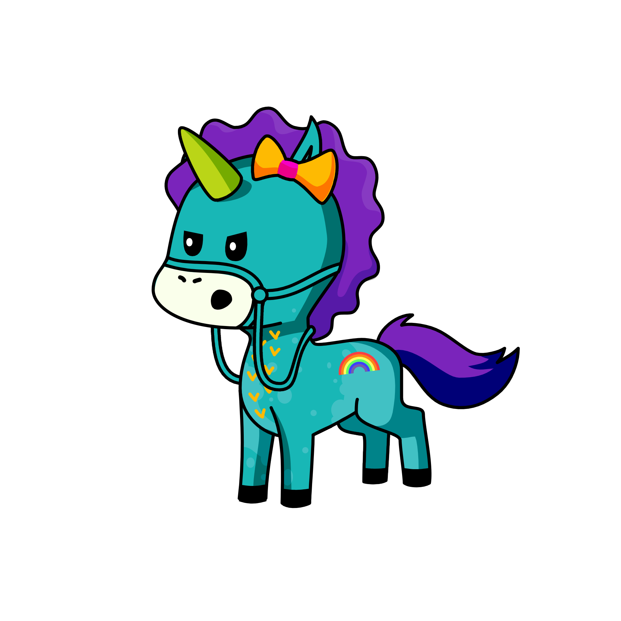 Scaly, the unicorn