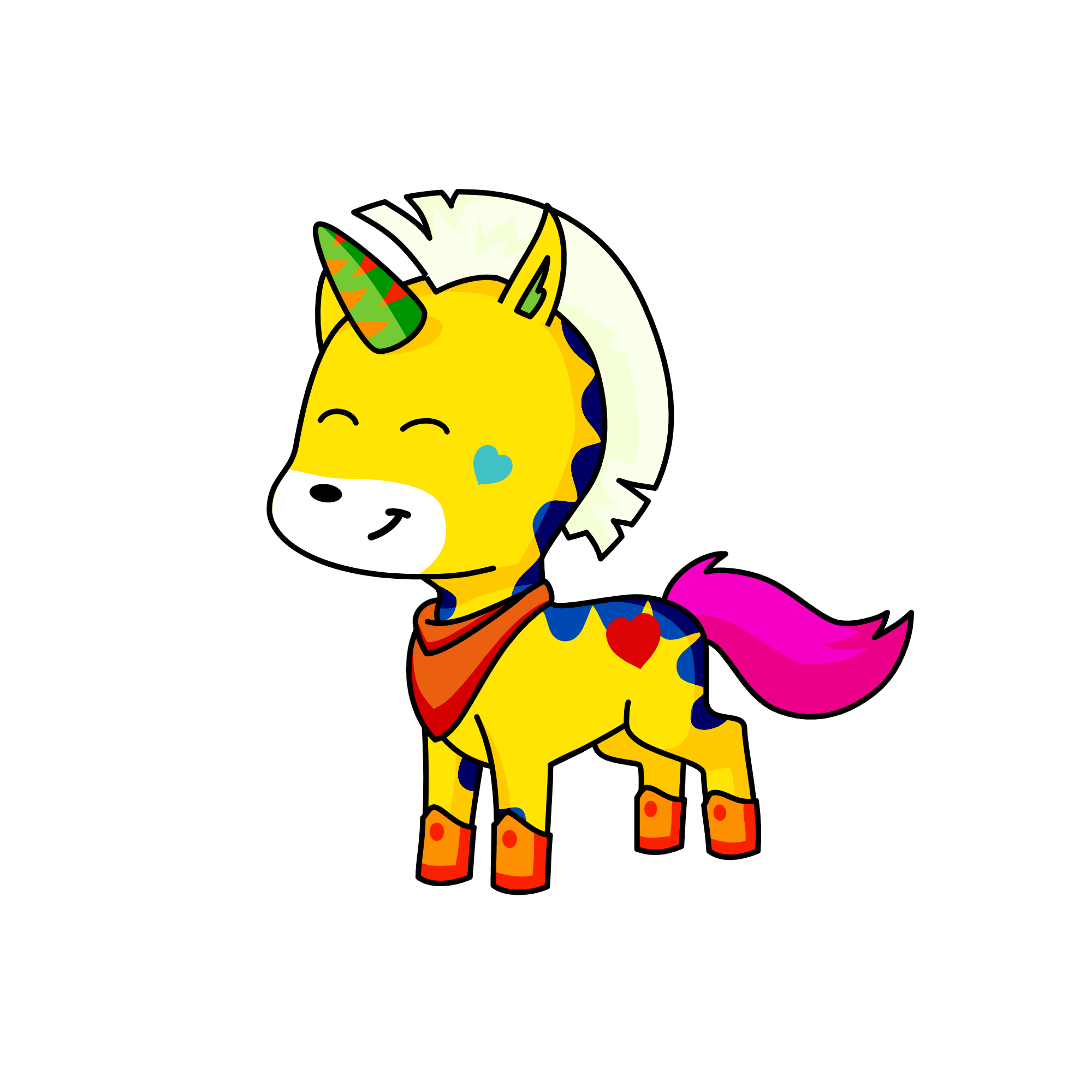 Smilly , the unicorn