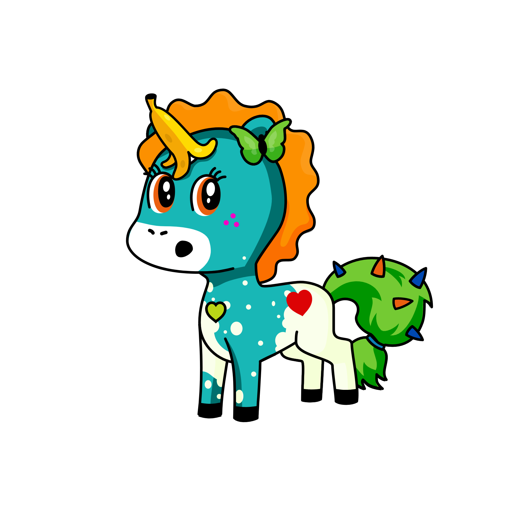 Slippy, the unicorn