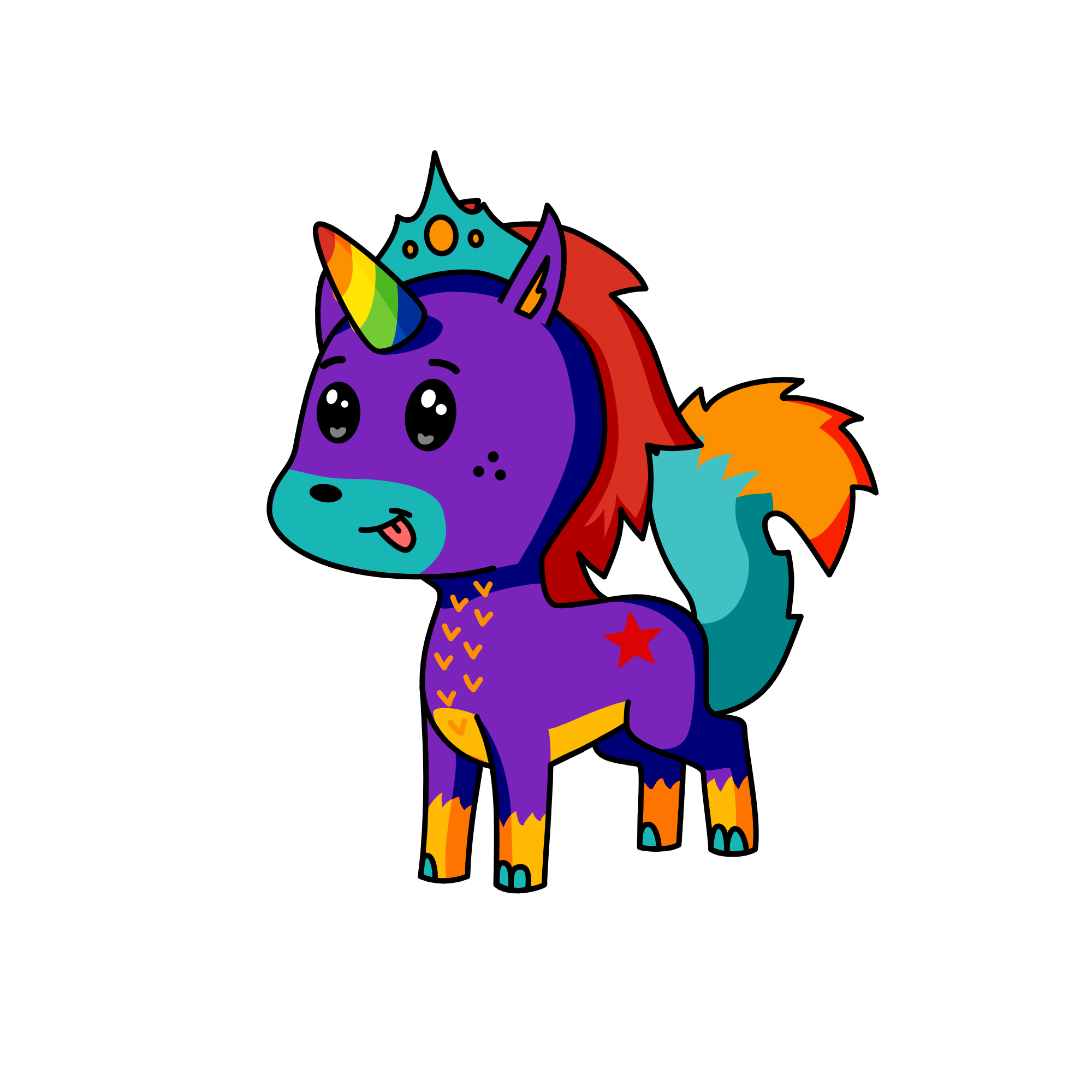 Sparkle dust, the unicorn