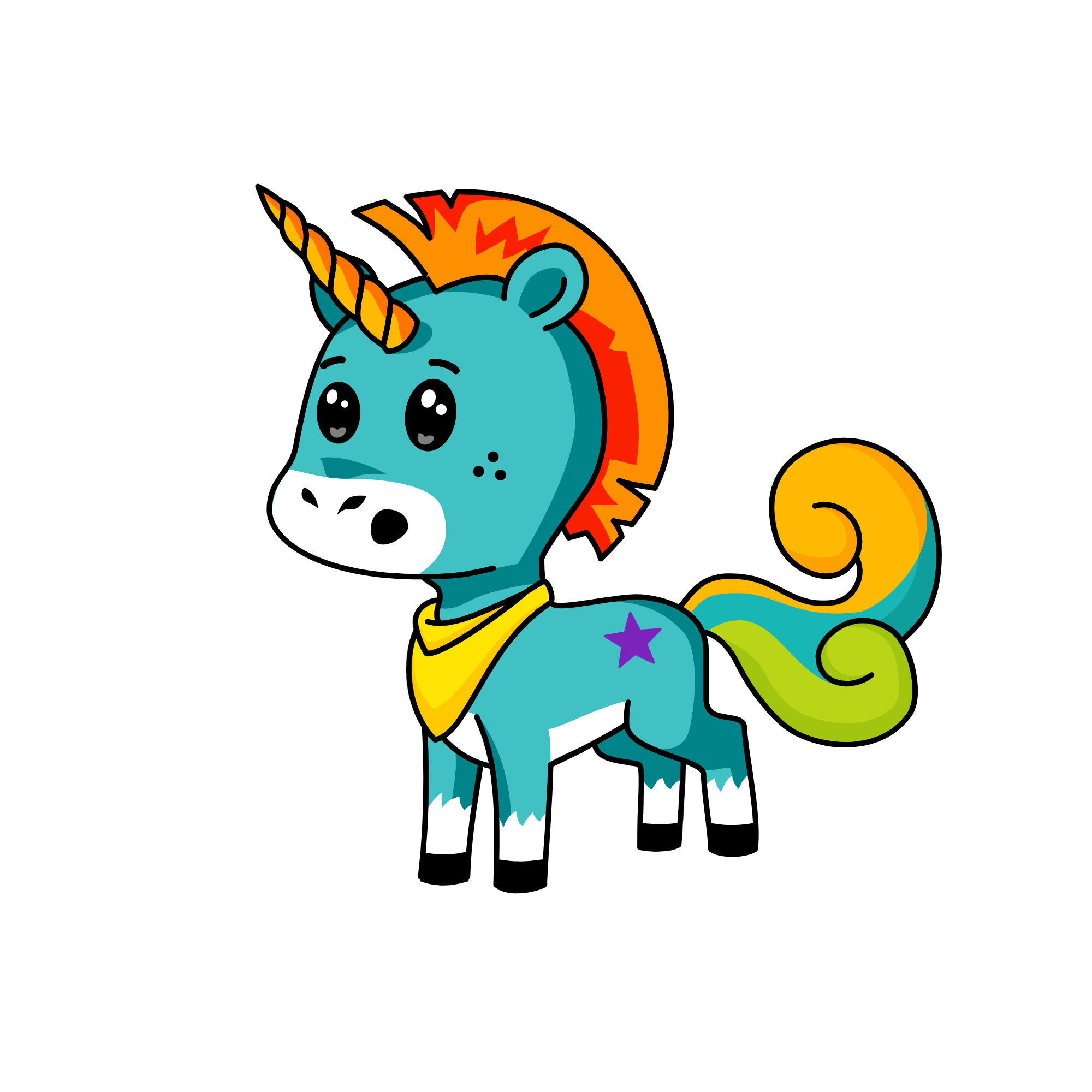 Zap, the unicorn