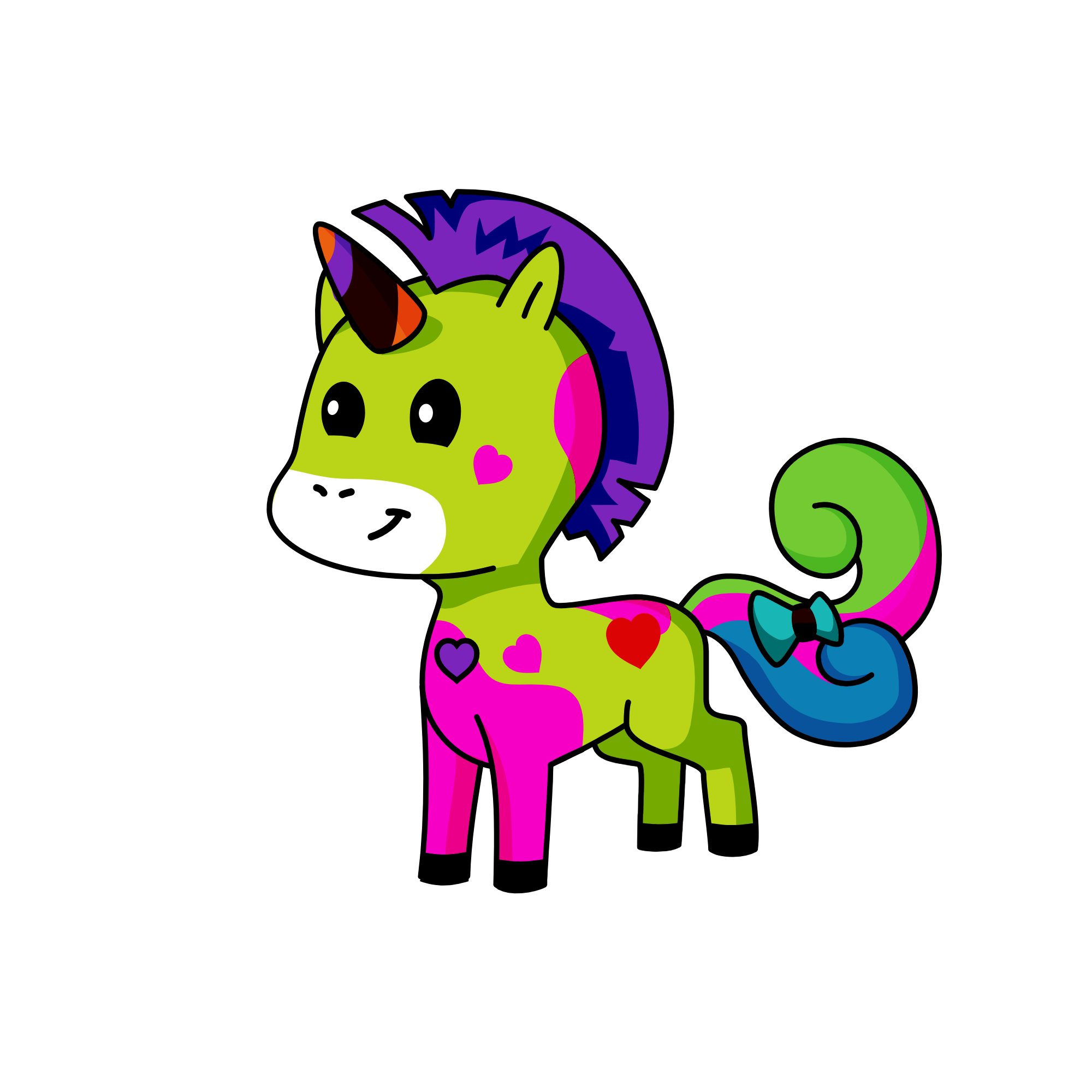 Rocky, the unicorn