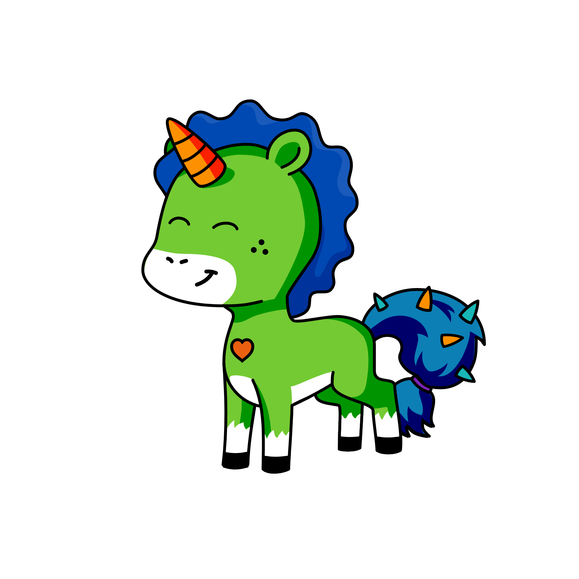 Cool Kid, the unicorn