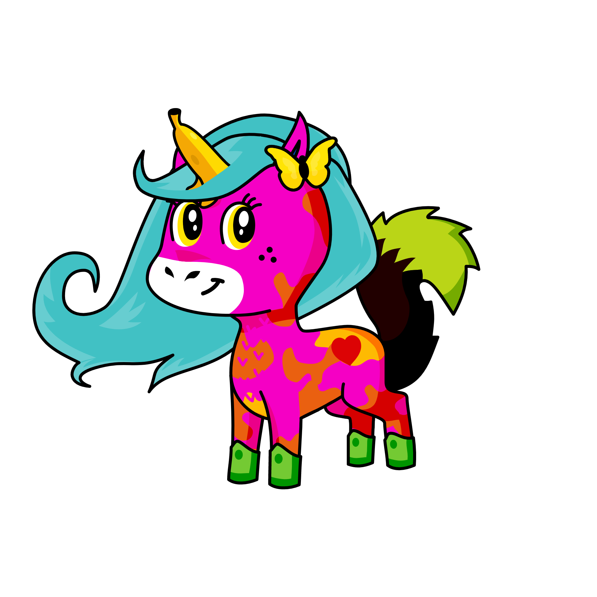Sunflower, the unicorn