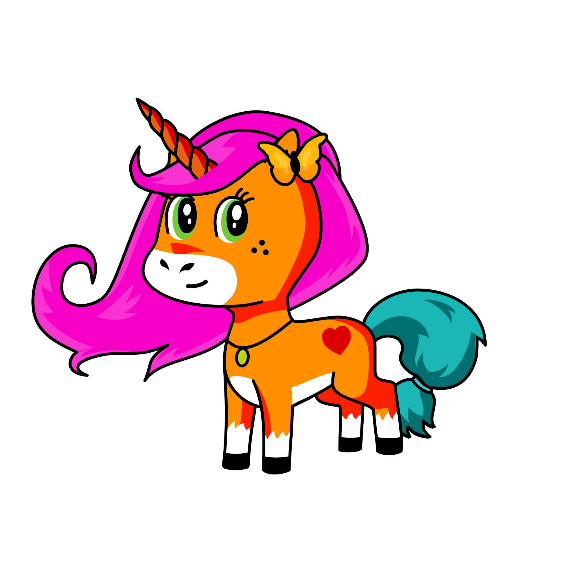 Beauty, the unicorn