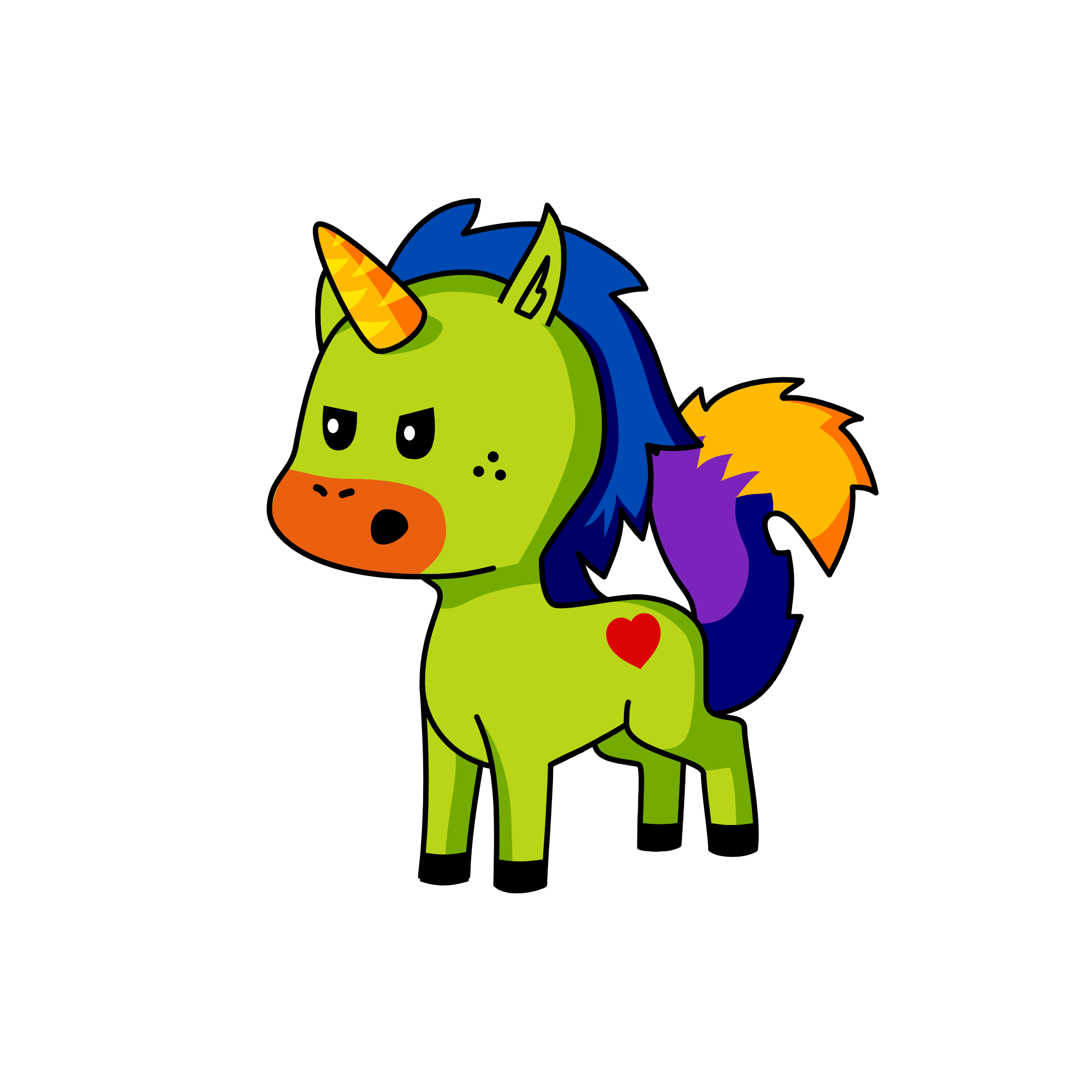 Zake, the unicorn